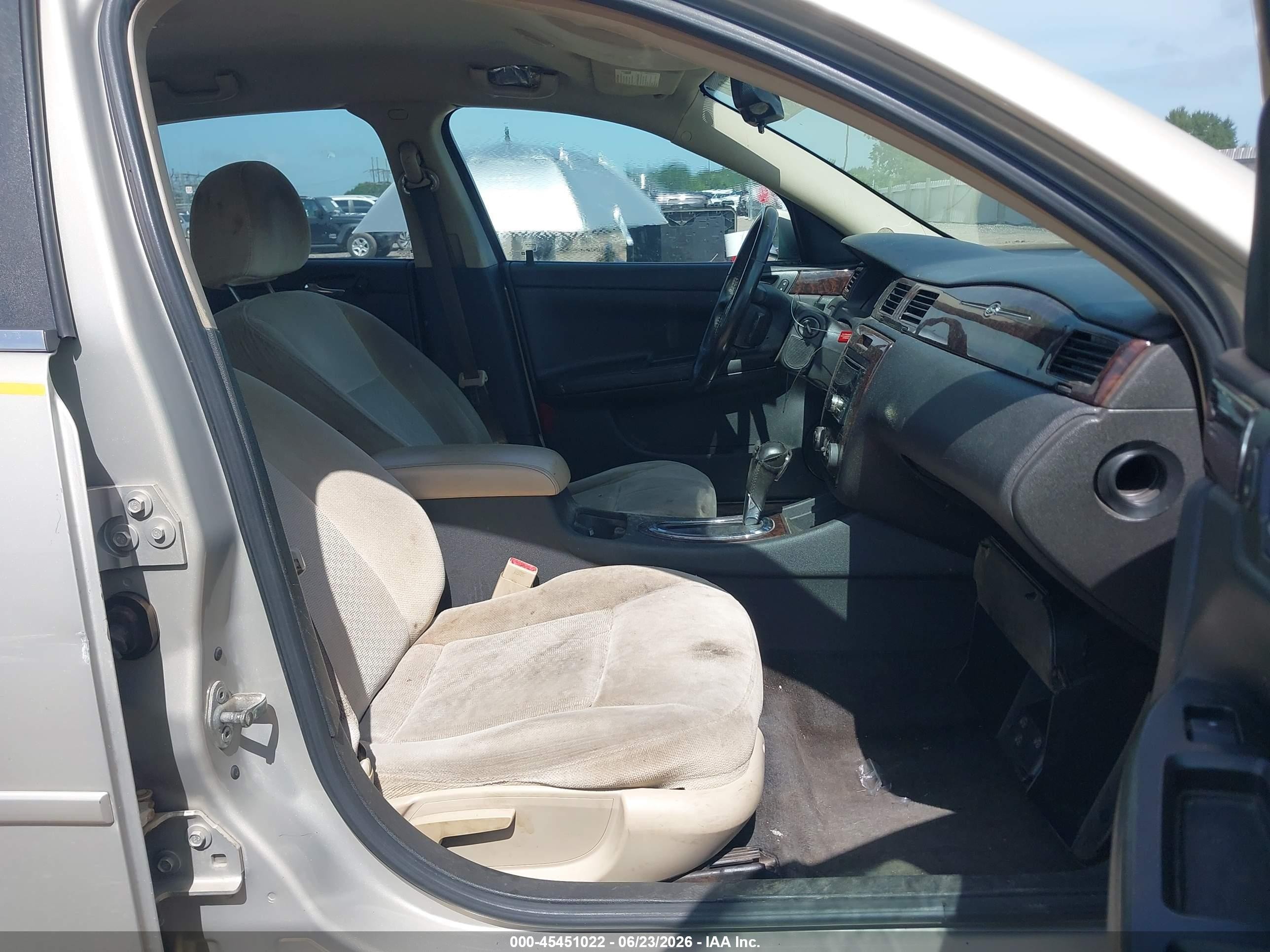 2012 Chevrolet Impala Lt Tan vin: 2G1WB5E36C1181451