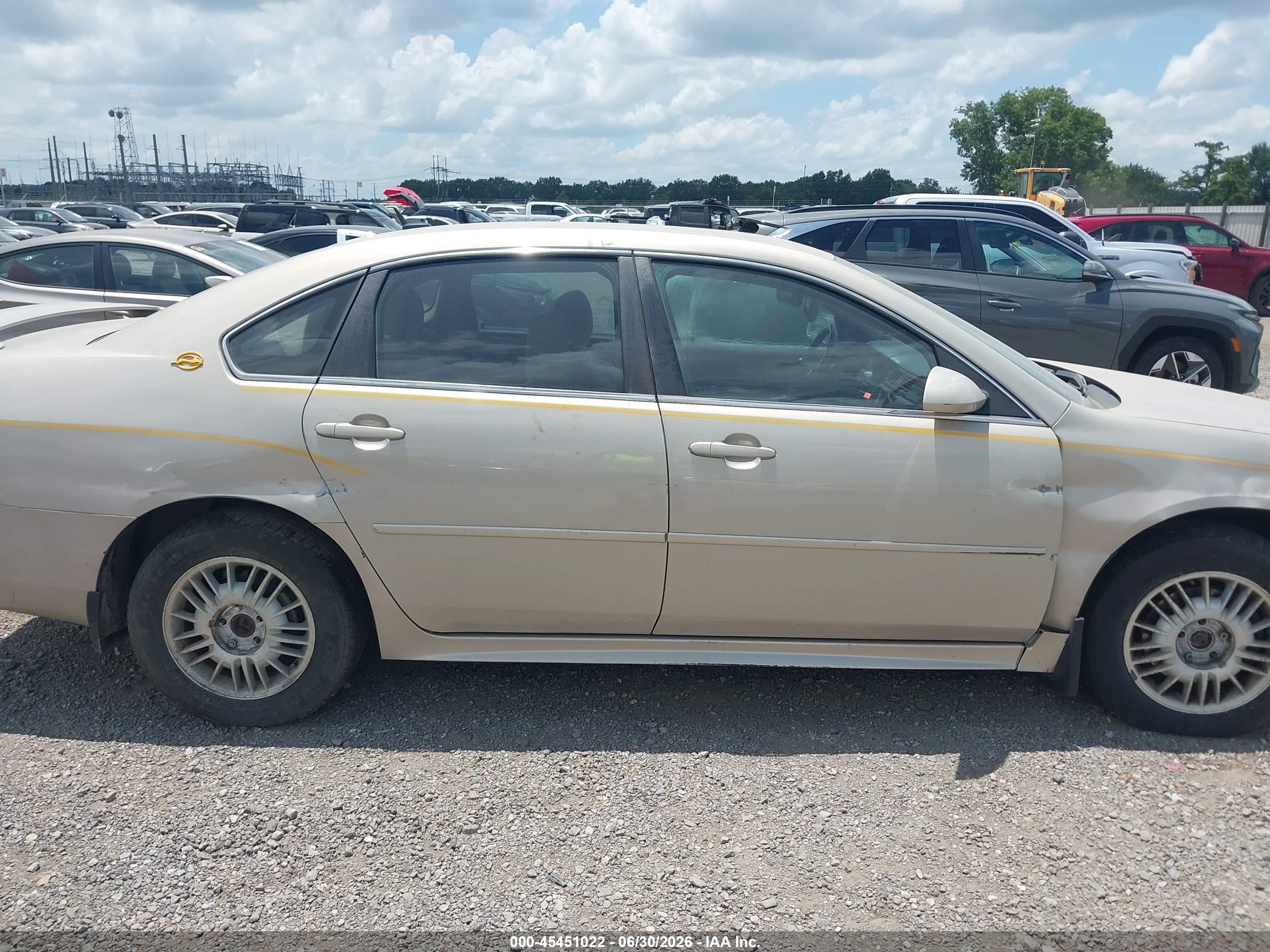 2012 Chevrolet Impala Lt Tan vin: 2G1WB5E36C1181451