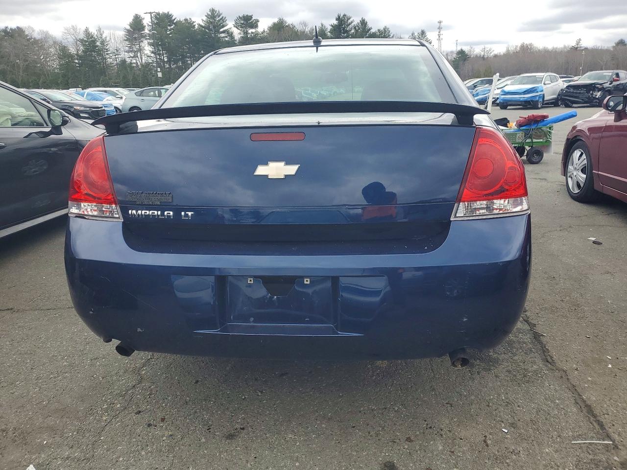 2012 Chevrolet Impala Lt Blue vin: 2G1WB5E36C1188268