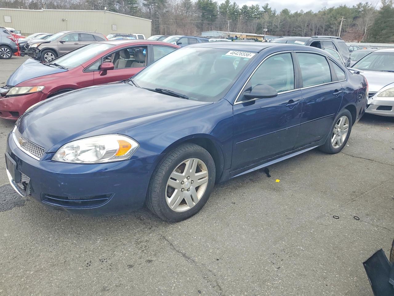 2012 Chevrolet Impala Lt Blue vin: 2G1WB5E36C1188268
