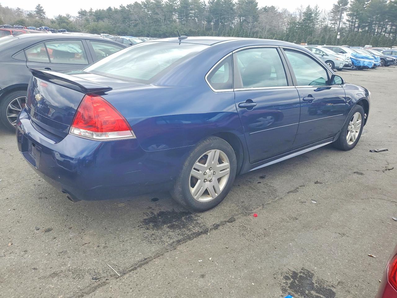 2012 Chevrolet Impala Lt Blue vin: 2G1WB5E36C1188268