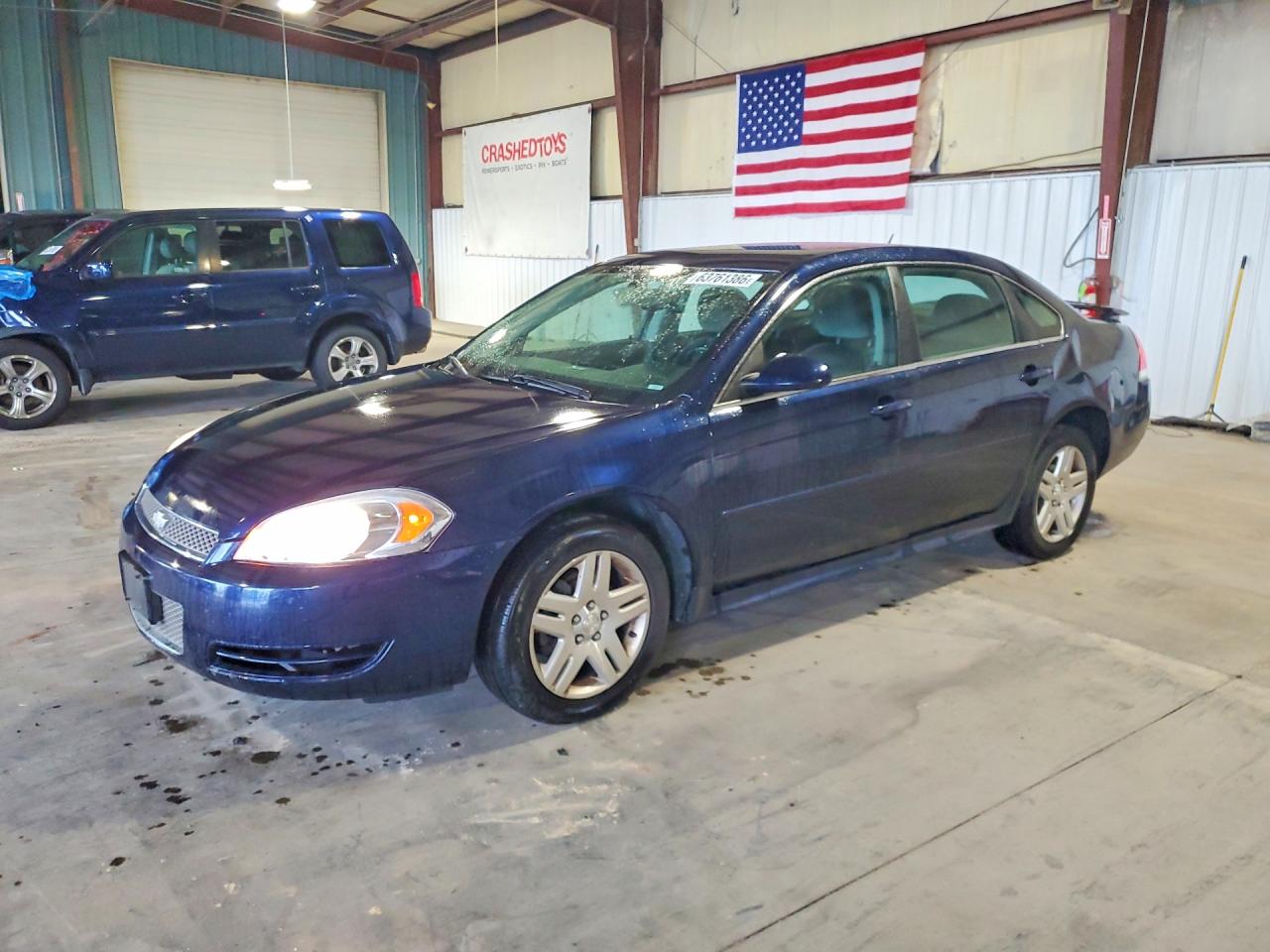 2012 Chevrolet Impala Lt Blue vin: 2G1WB5E36C1209717