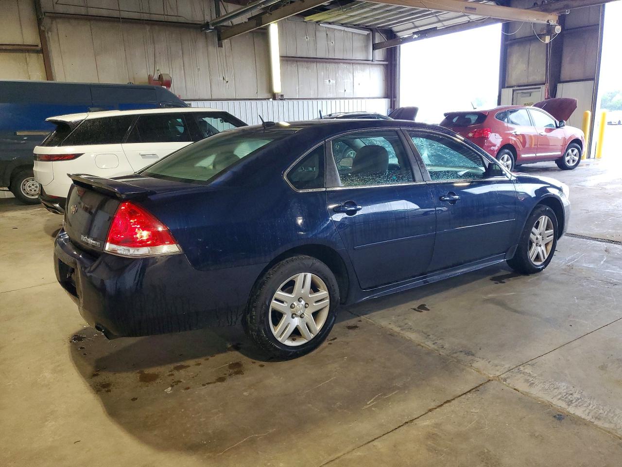 2012 Chevrolet Impala Lt Blue vin: 2G1WB5E36C1209717