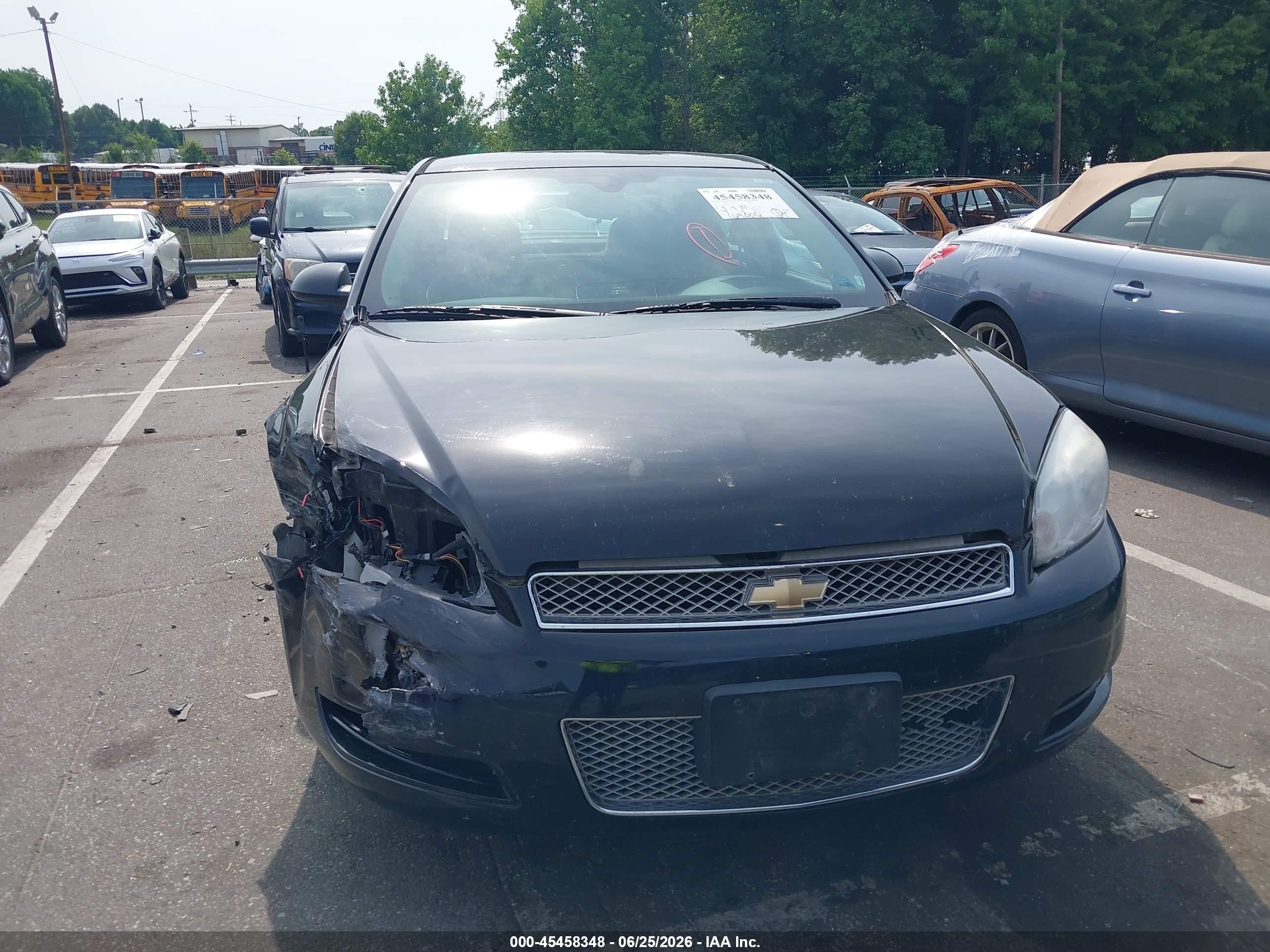2012 Chevrolet Impala Lt Black vin: 2G1WB5E36C1323099