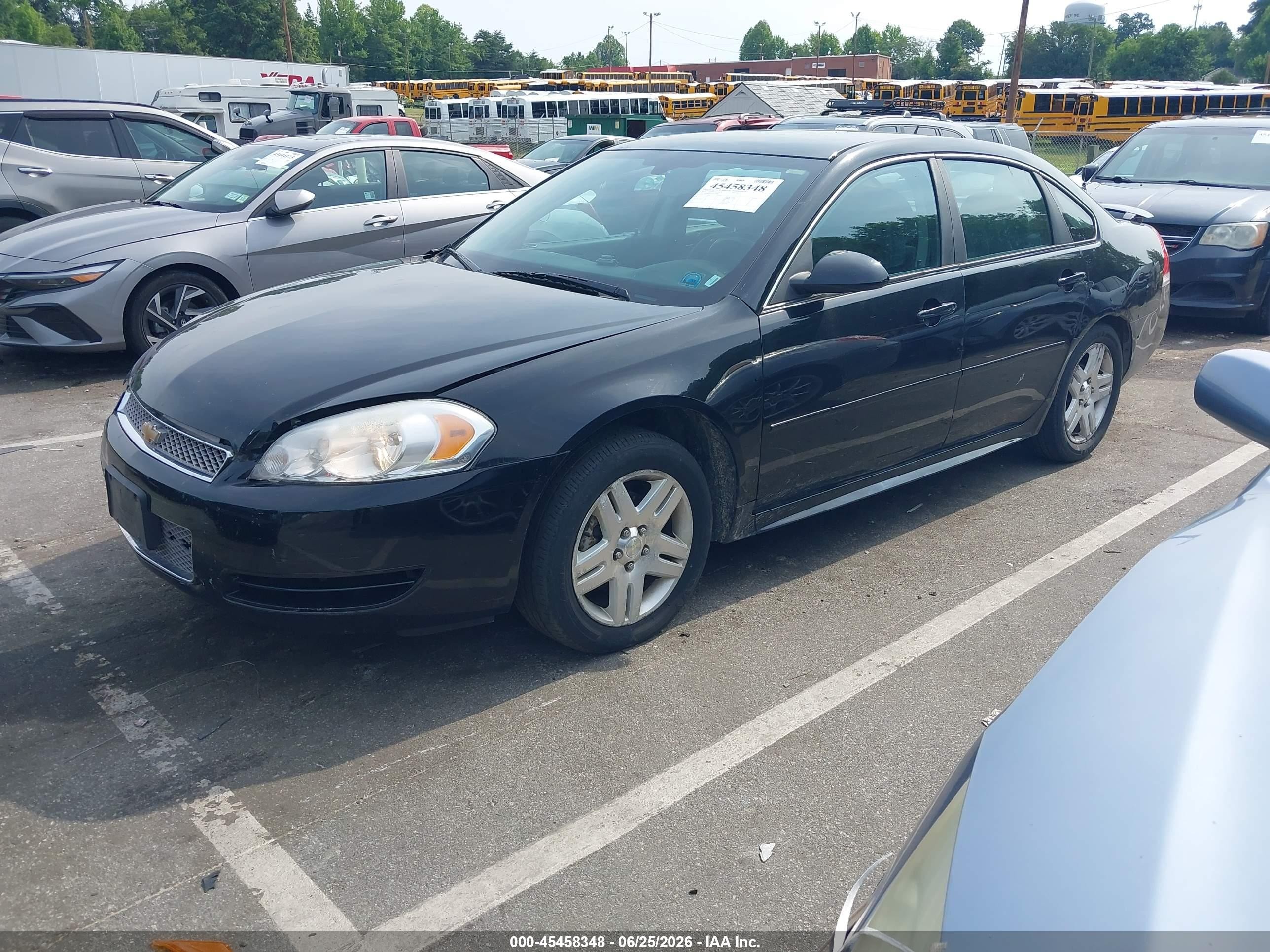 2012 Chevrolet Impala Lt Black vin: 2G1WB5E36C1323099