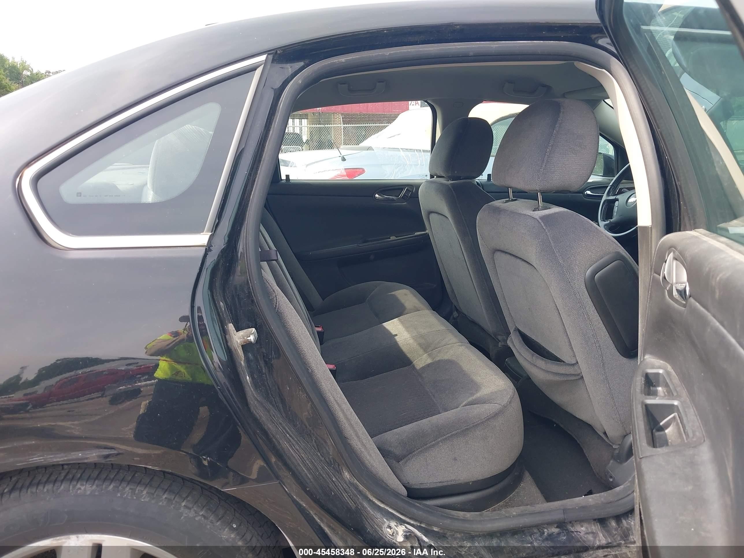 2012 Chevrolet Impala Lt Black vin: 2G1WB5E36C1323099