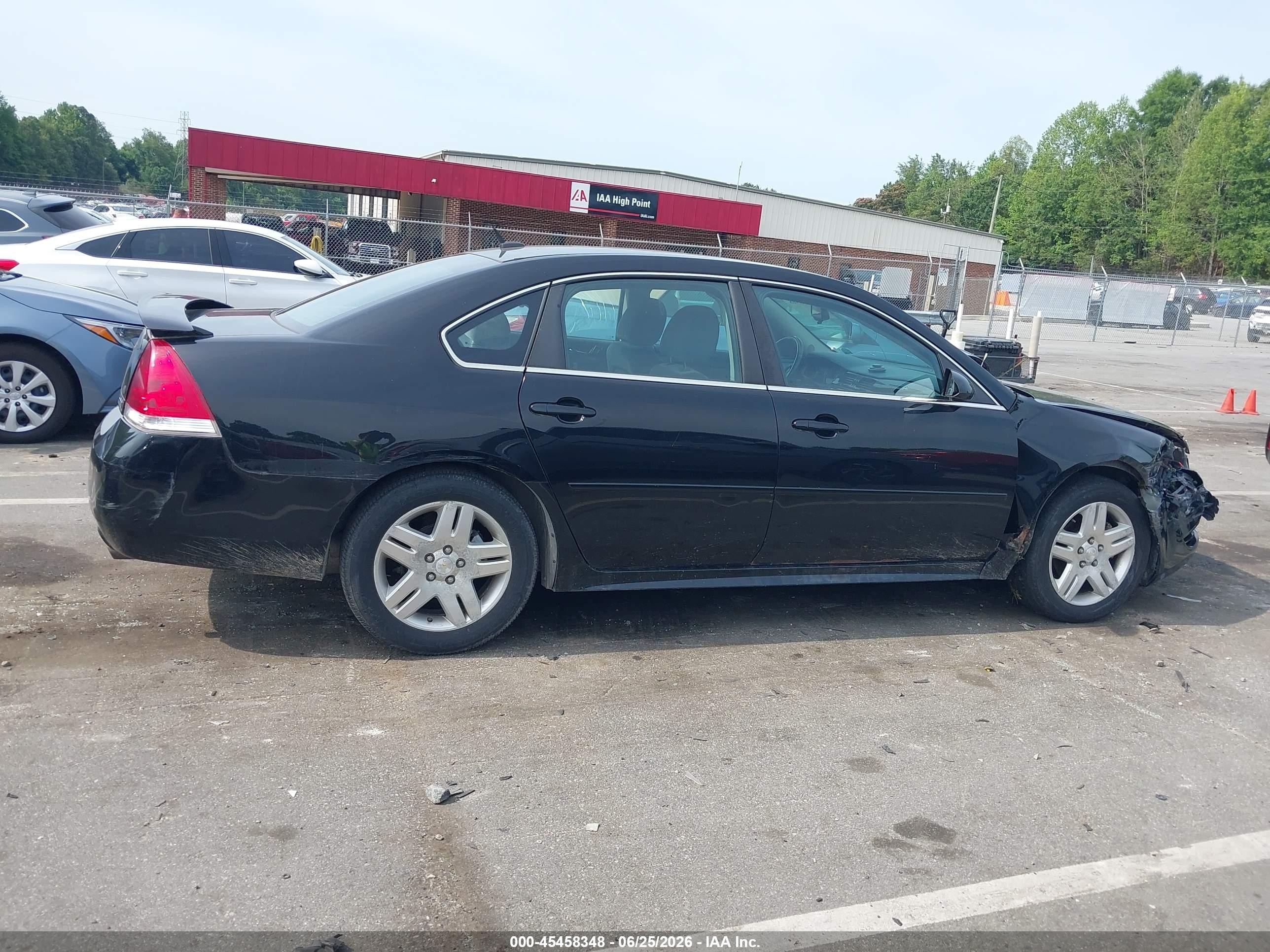 2012 Chevrolet Impala Lt Black vin: 2G1WB5E36C1323099