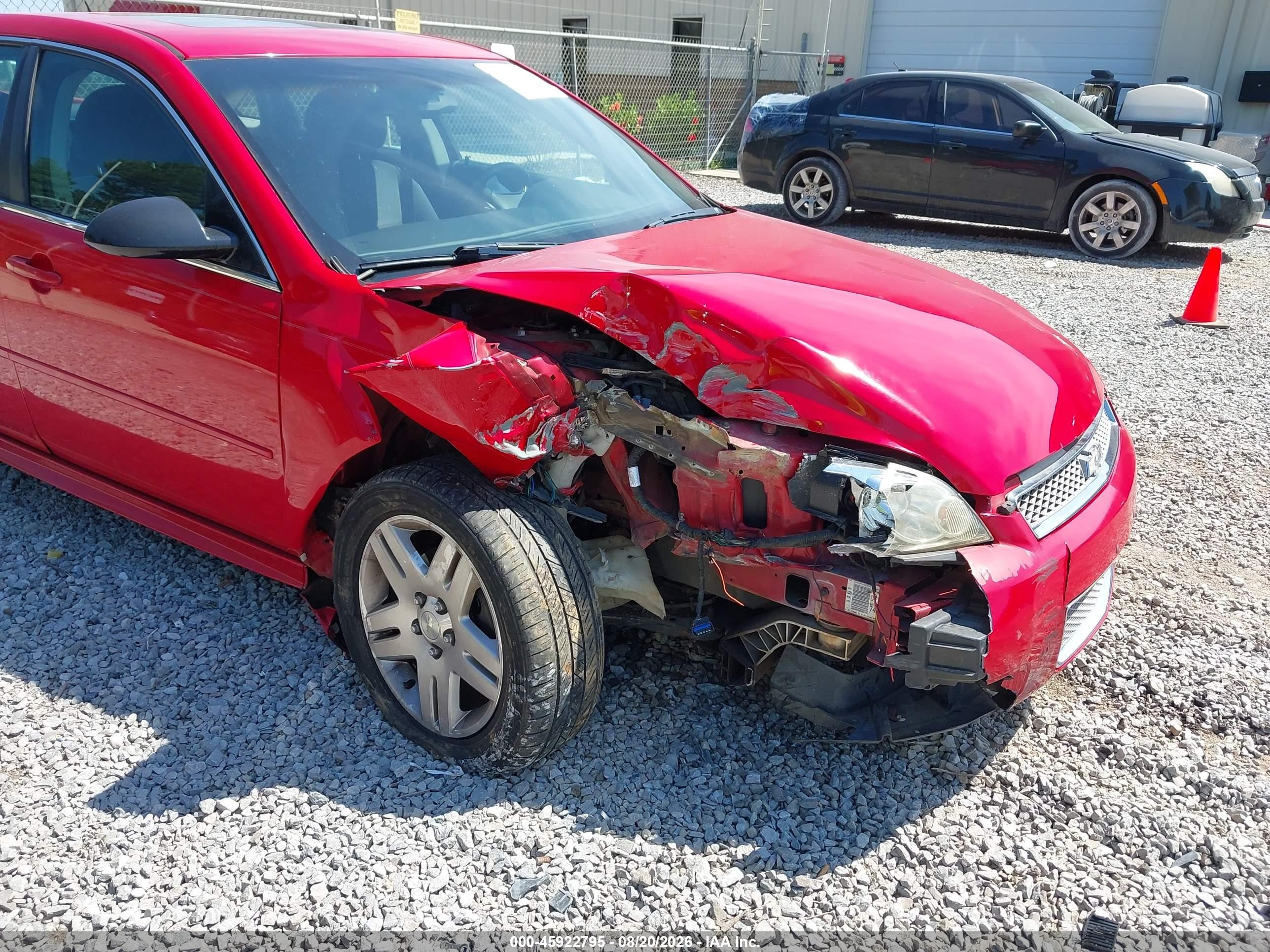 2012 Chevrolet Impala Lt Red vin: 2G1WB5E36C1330389