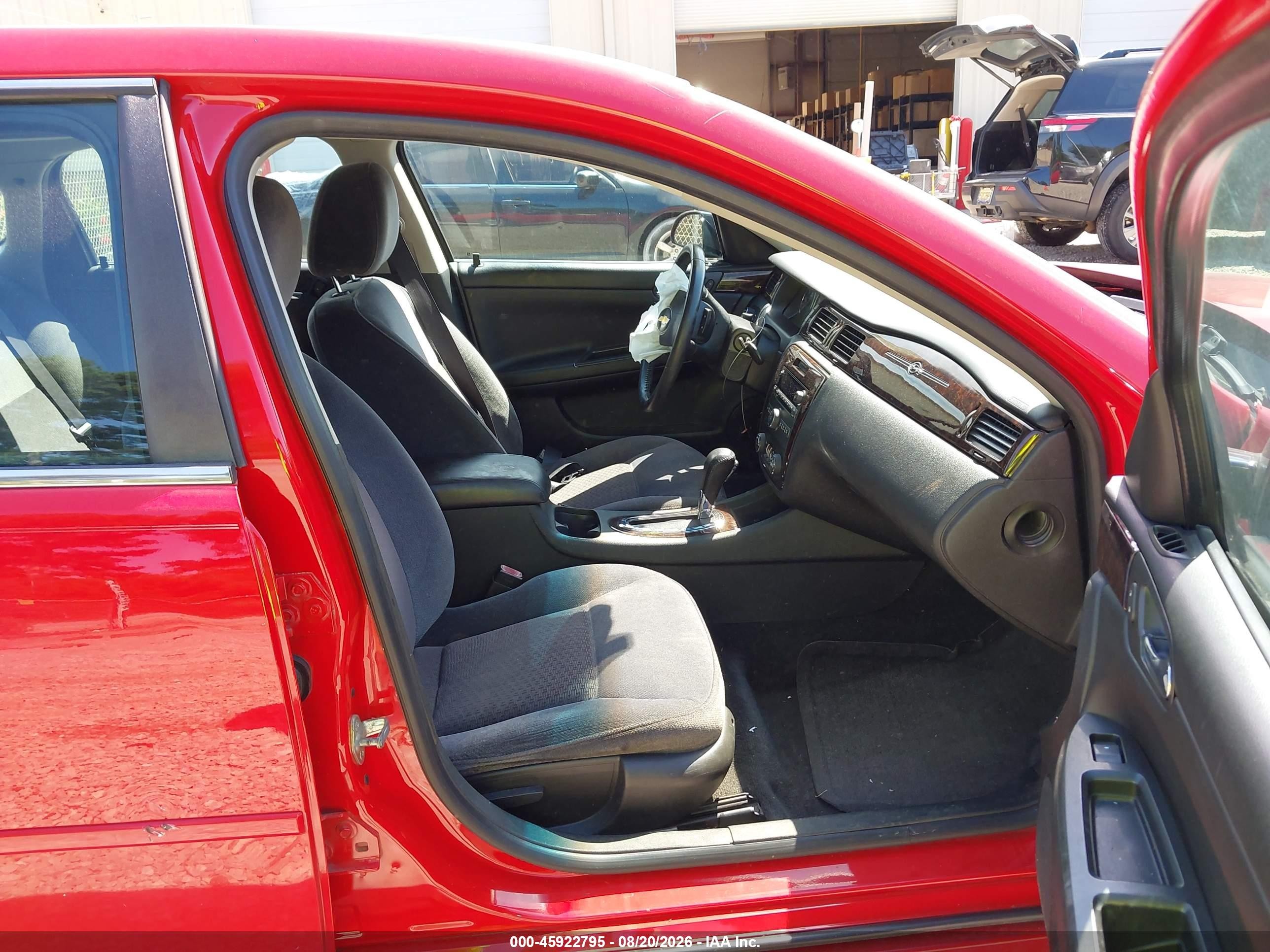 2012 Chevrolet Impala Lt Red vin: 2G1WB5E36C1330389