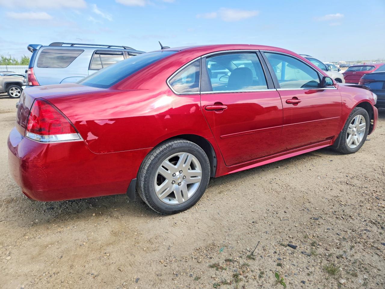 2013 Chevrolet Impala Lt Red vin: 2G1WB5E36D1169950
