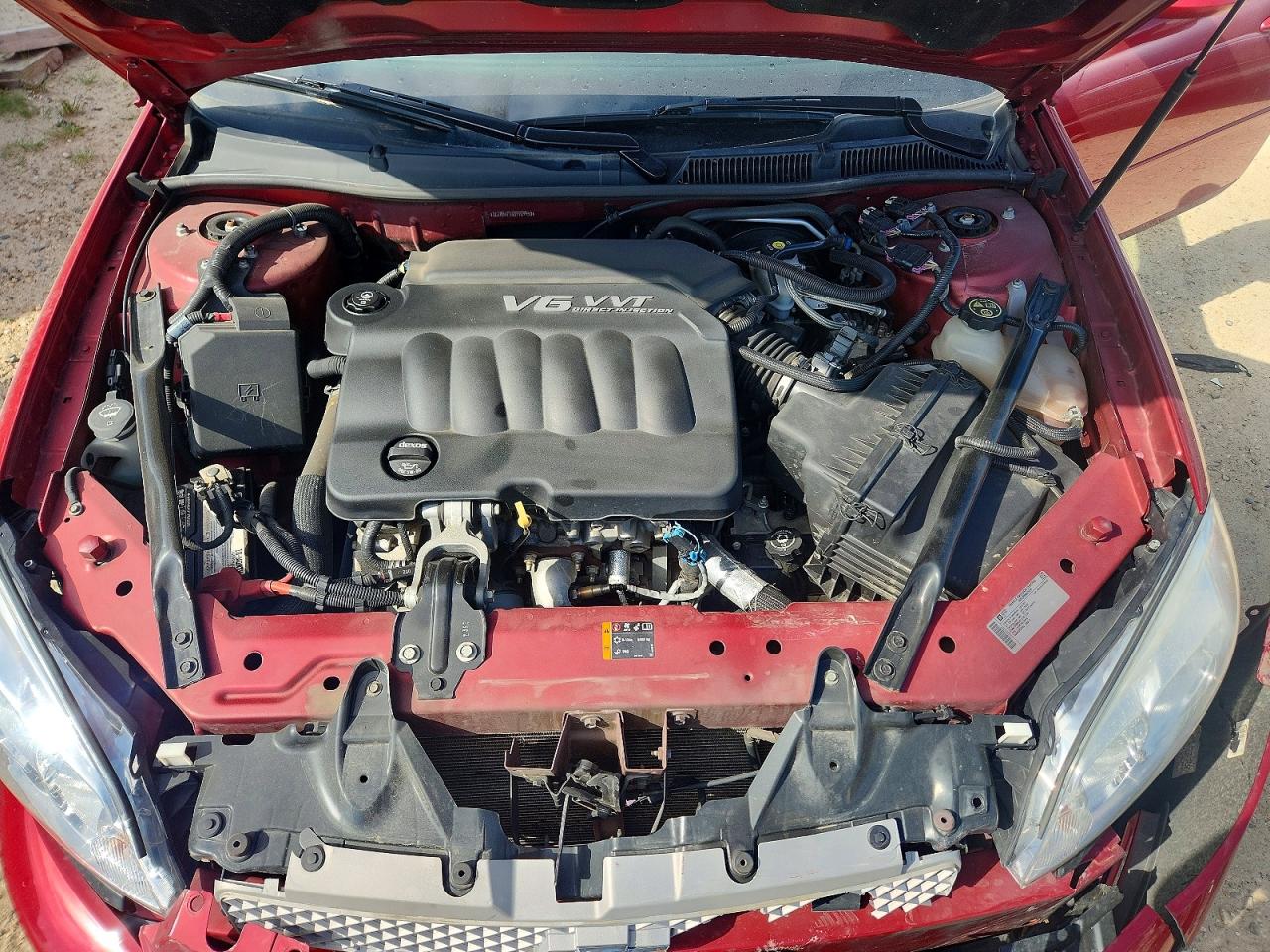 2013 Chevrolet Impala Lt Red vin: 2G1WB5E36D1169950