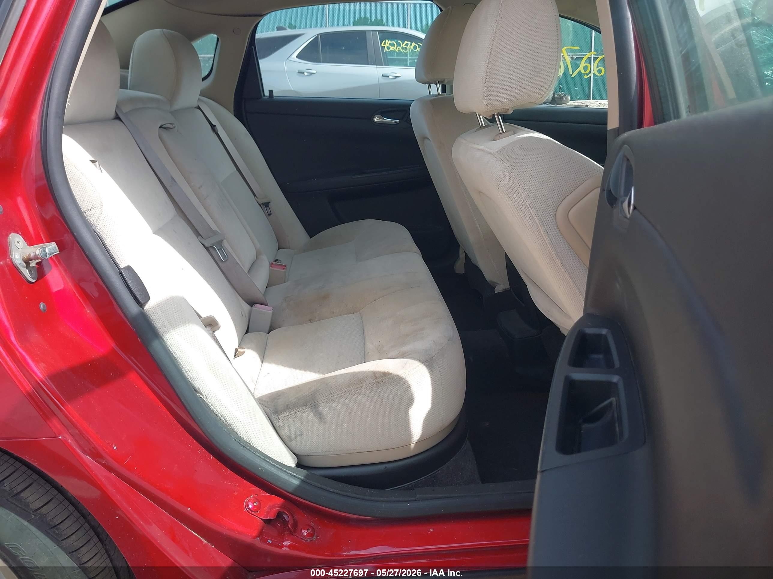 2013 Chevrolet Impala Lt Red vin: 2G1WB5E36D1185002