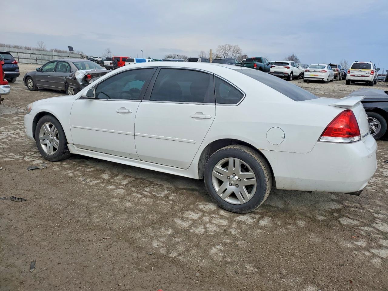 2013 Chevrolet Impala Lt White vin: 2G1WB5E36D1199689