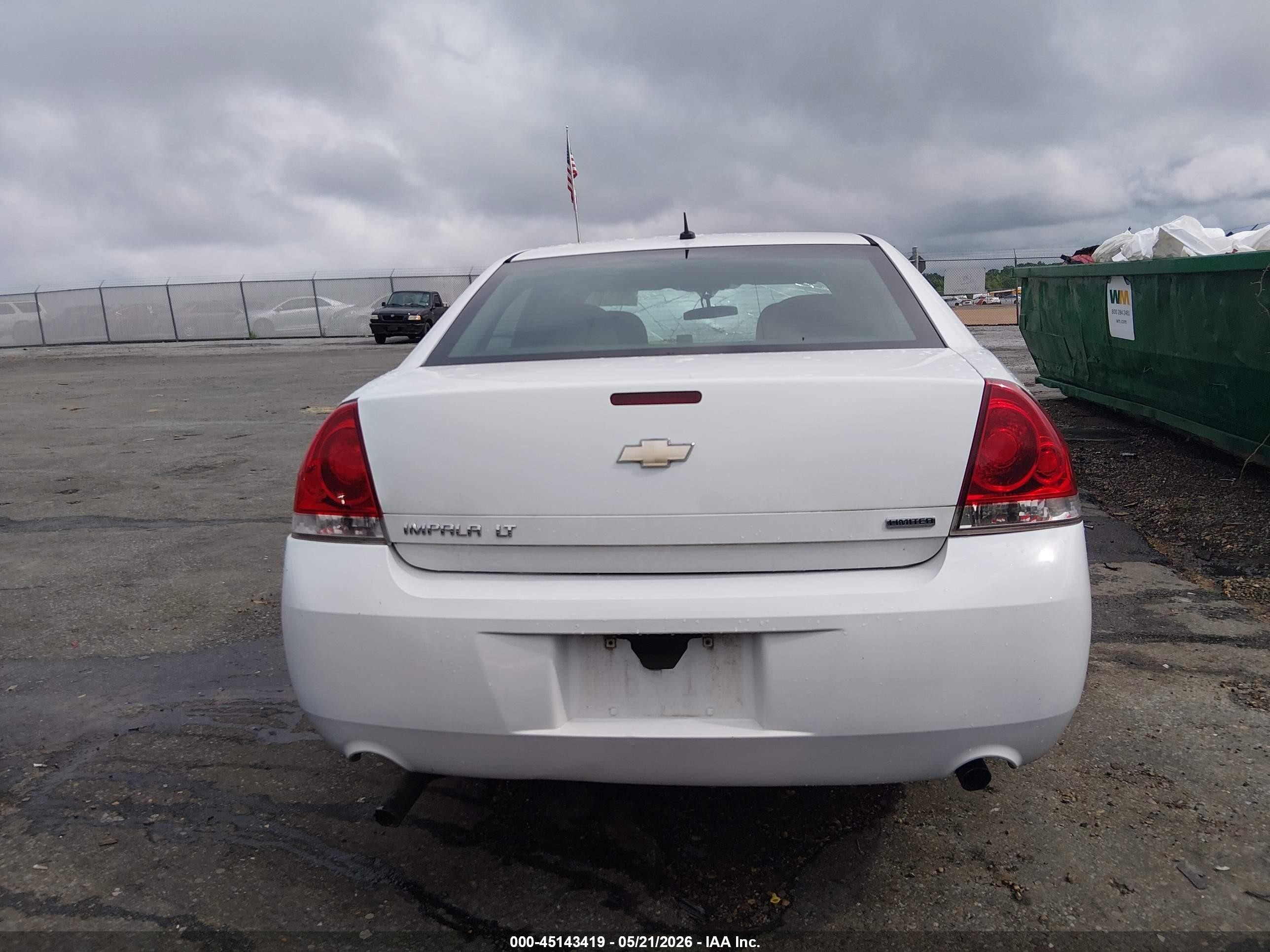 2014 Chevrolet Impala Limited Lt White vin: 2G1WB5E36E1168301