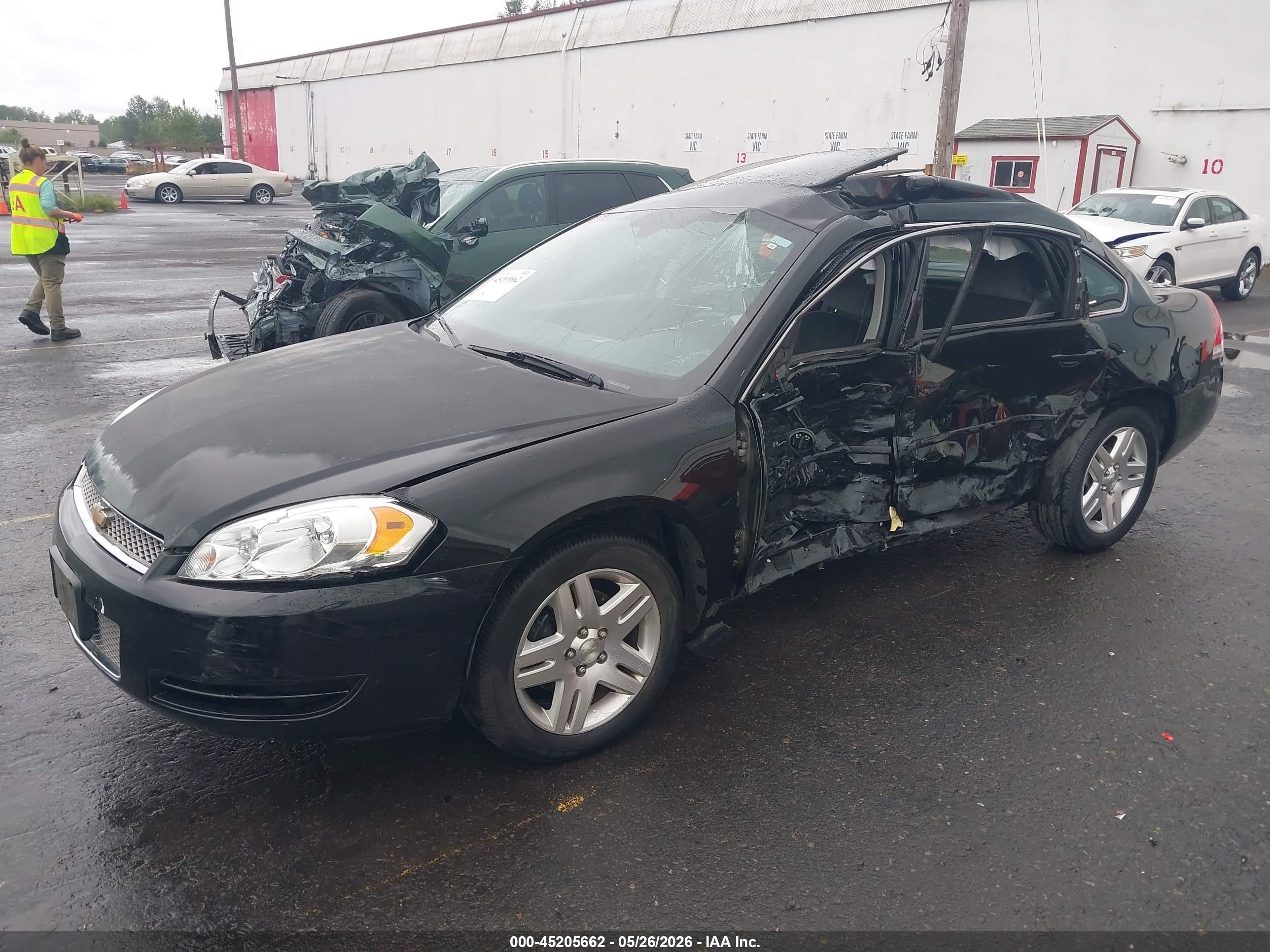 2014 Chevrolet Impala Limited Lt Black vin: 2G1WB5E36E1169724