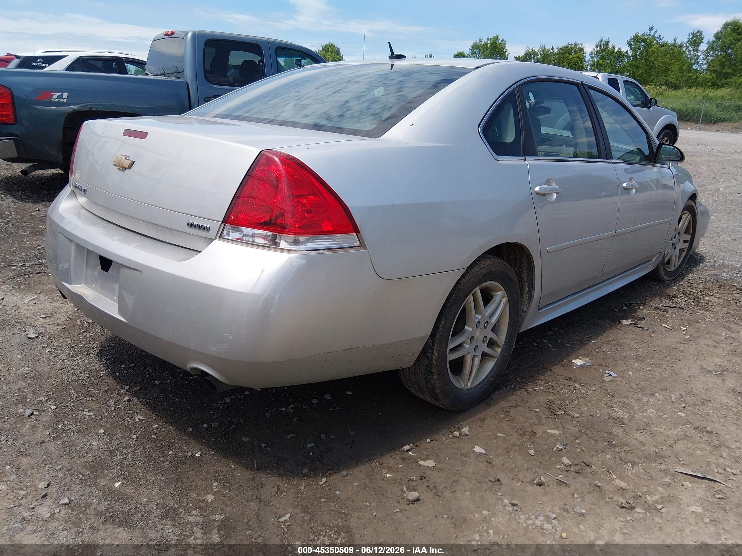 2015 Chevrolet Impala Limited Lt Silver vin: 2G1WB5E36F1122050
