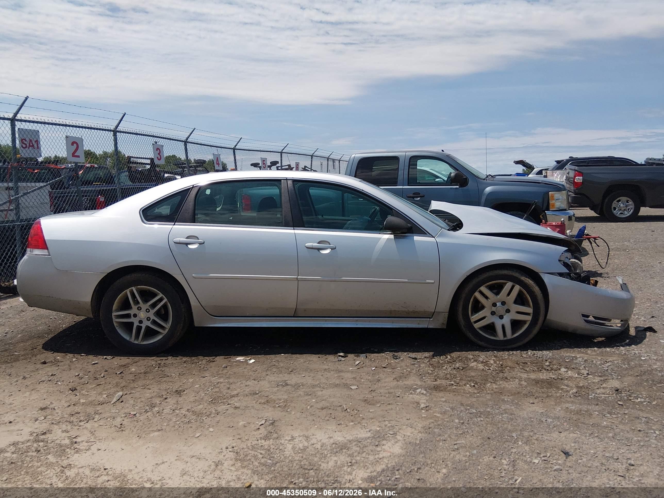 2015 Chevrolet Impala Limited Lt Silver vin: 2G1WB5E36F1122050