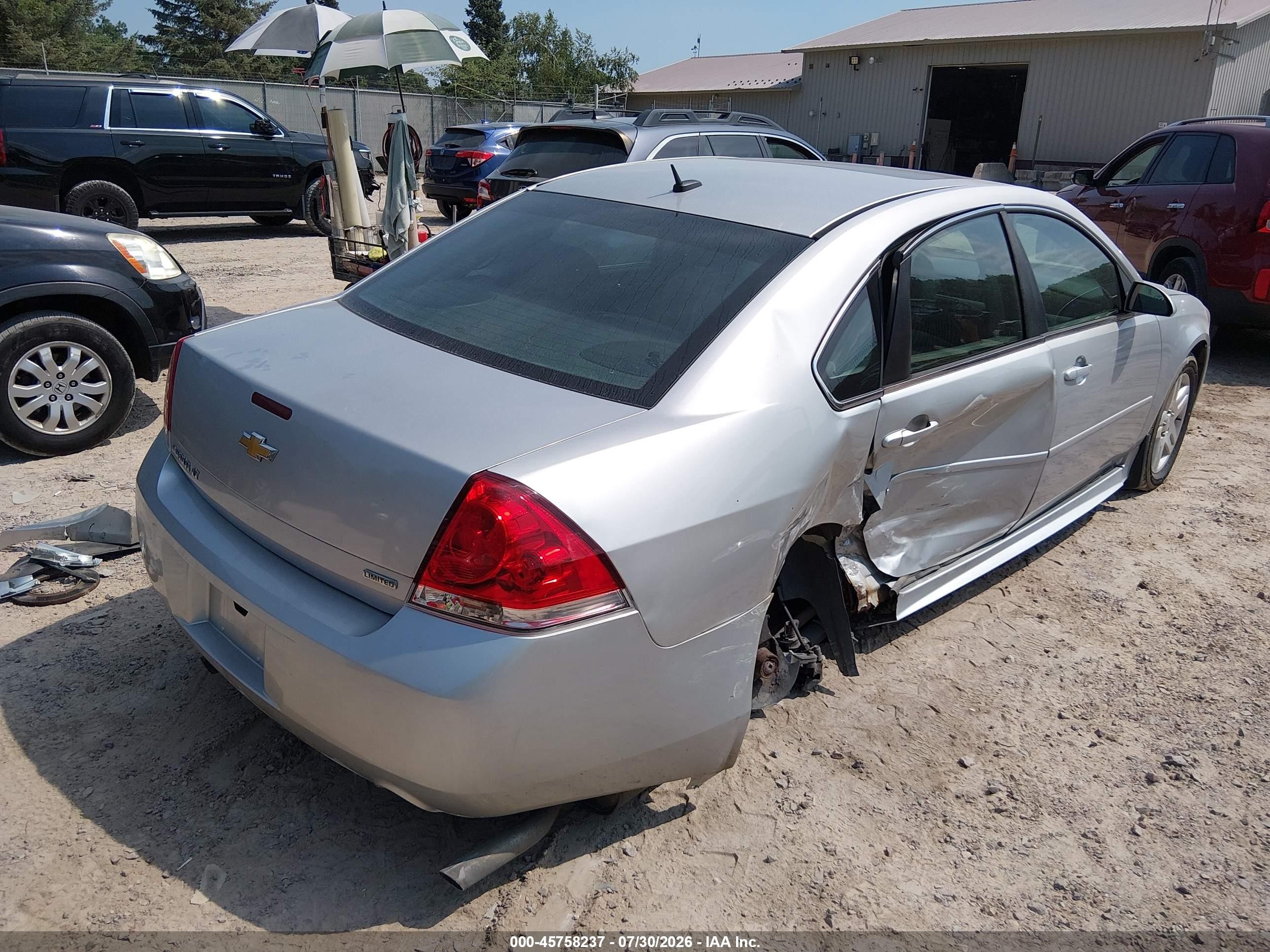 2015 Chevrolet Impala Limited Lt Серебряный vin: 2G1WB5E36F1129113