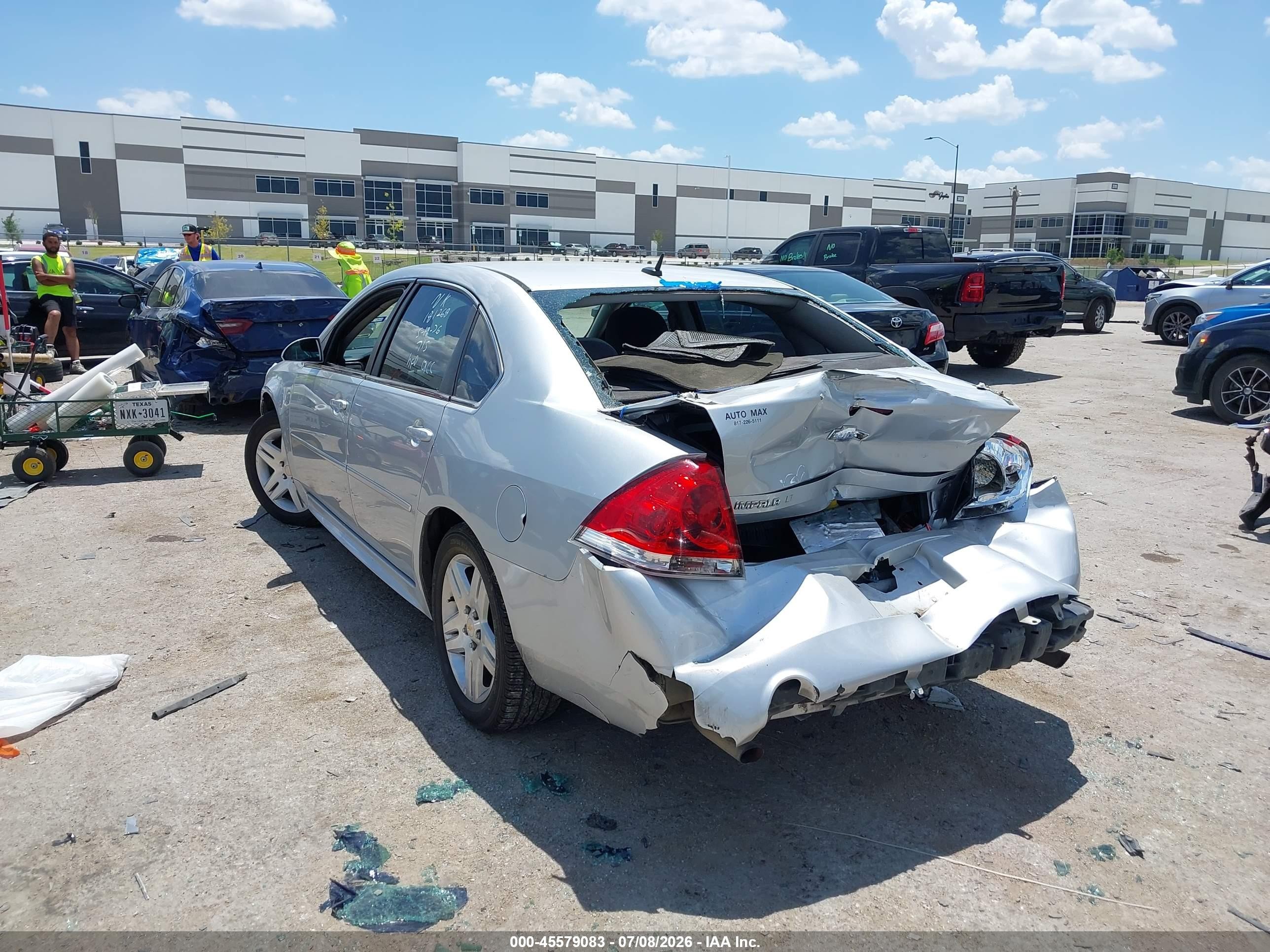 2012 Chevrolet Impala Lt Silver vin: 2G1WB5E37C1177120