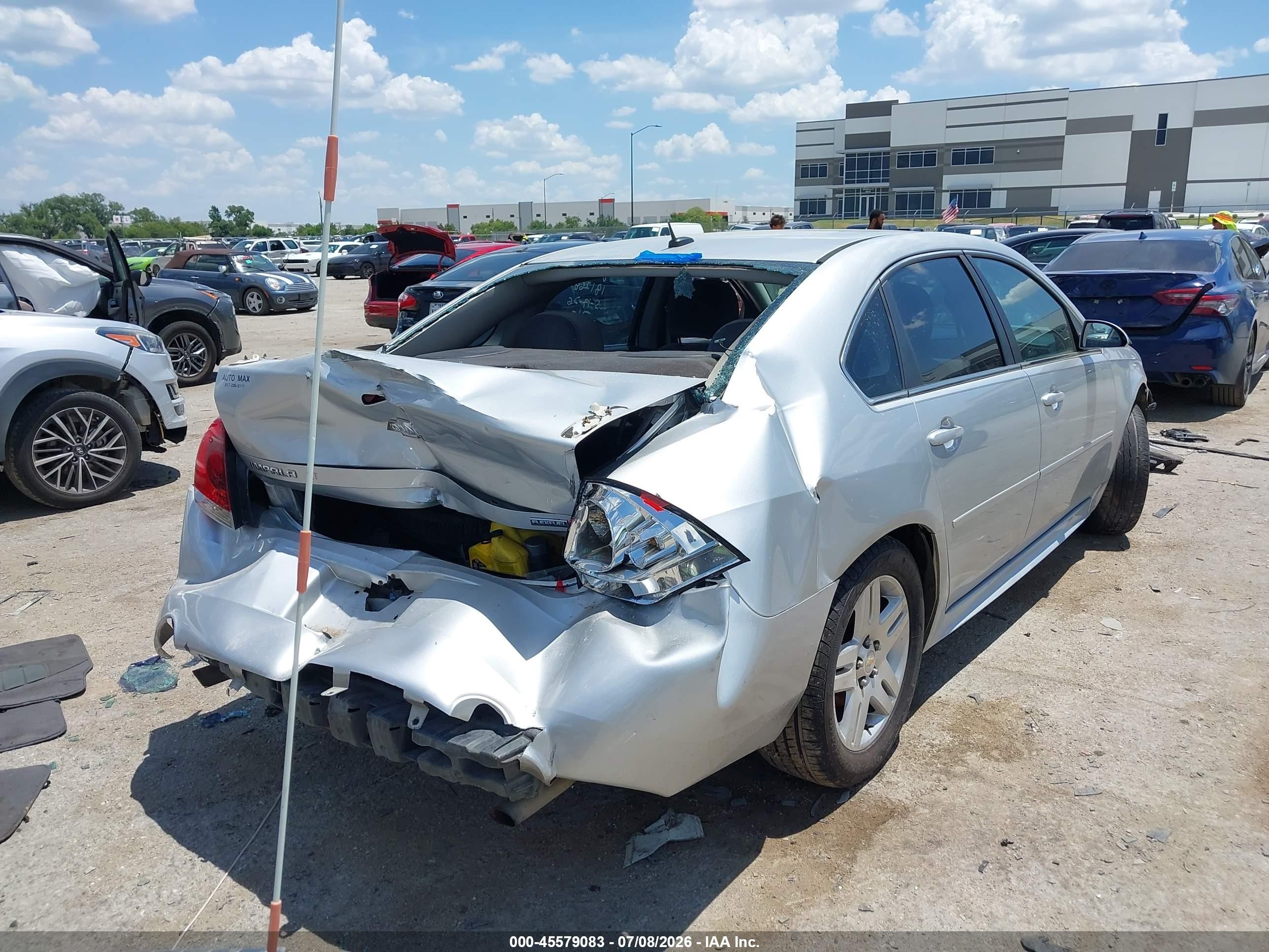 2012 Chevrolet Impala Lt Silver vin: 2G1WB5E37C1177120