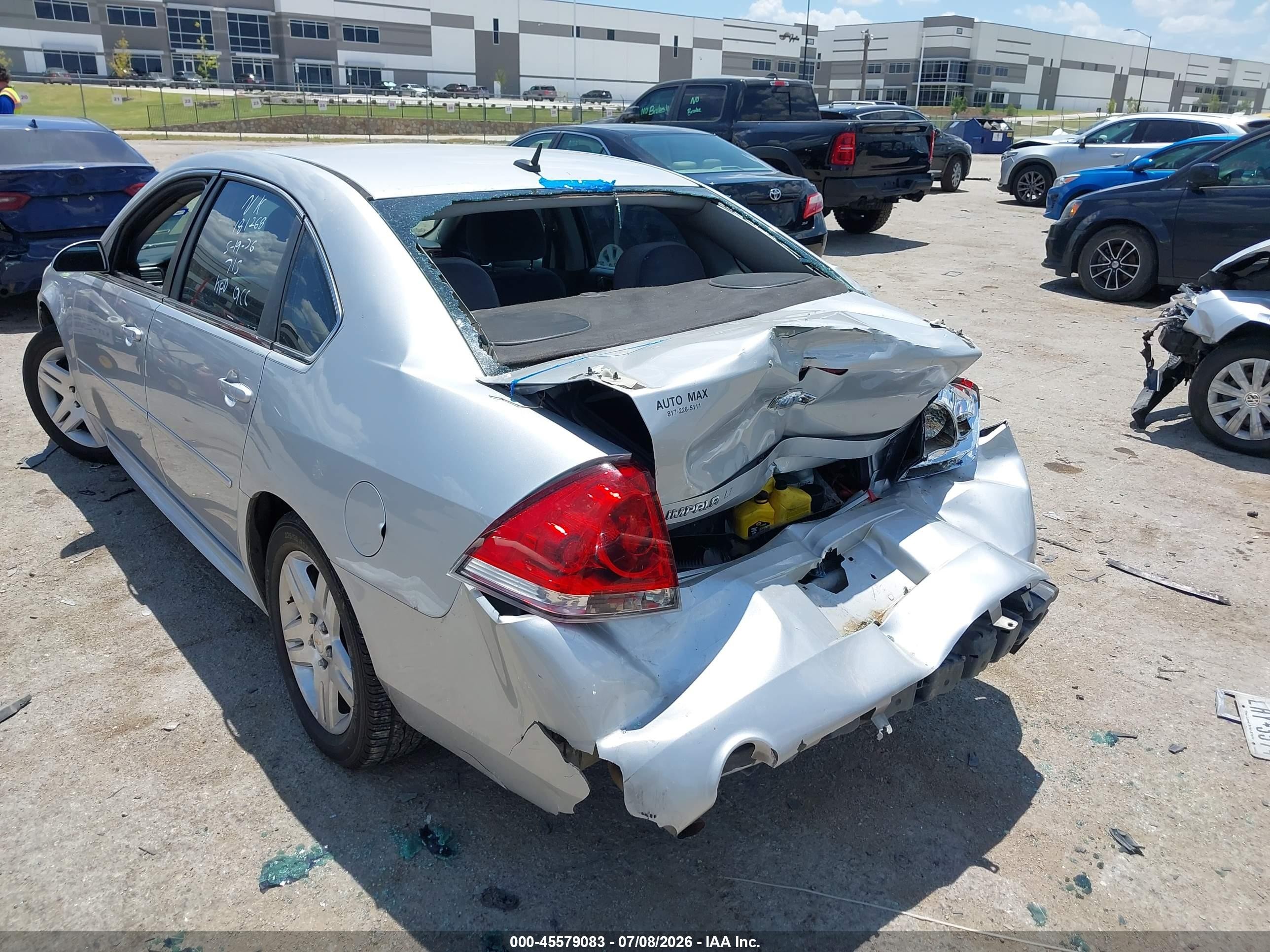 2012 Chevrolet Impala Lt Silver vin: 2G1WB5E37C1177120