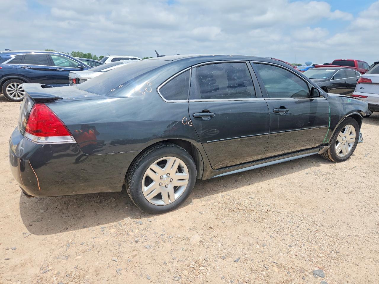 2013 Chevrolet Impala Lt Gray vin: 2G1WB5E37D1144443