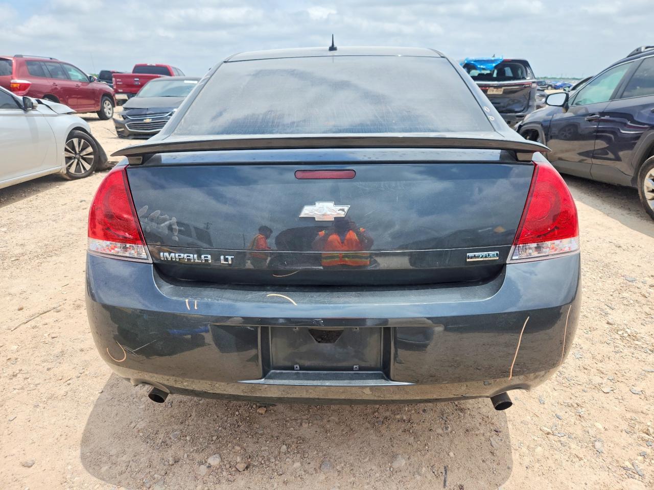 2013 Chevrolet Impala Lt Gray vin: 2G1WB5E37D1144443