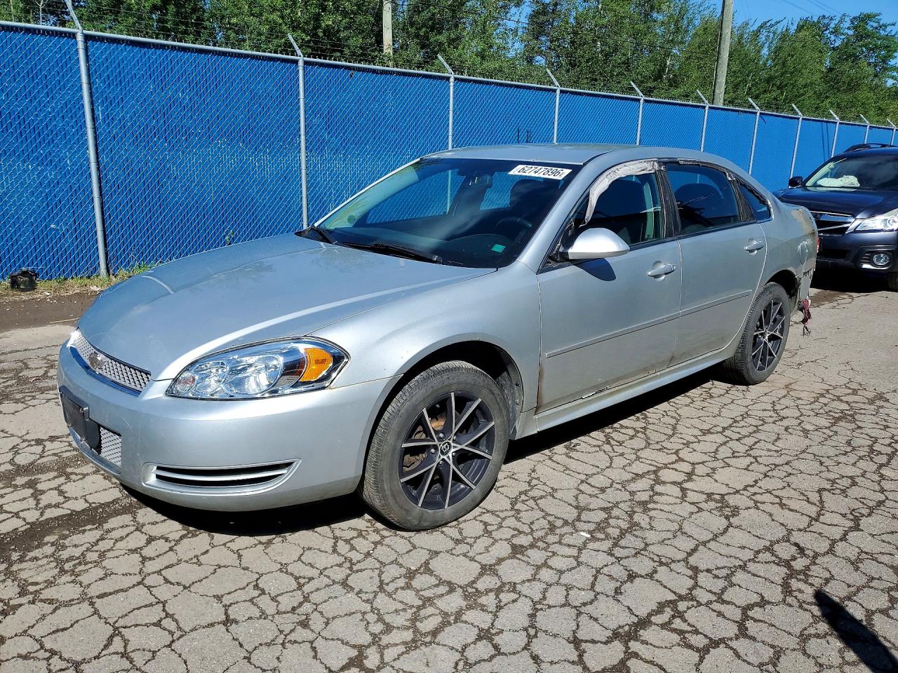 2013 Chevrolet Impala Lt Silver vin: 2G1WB5E37D1160870