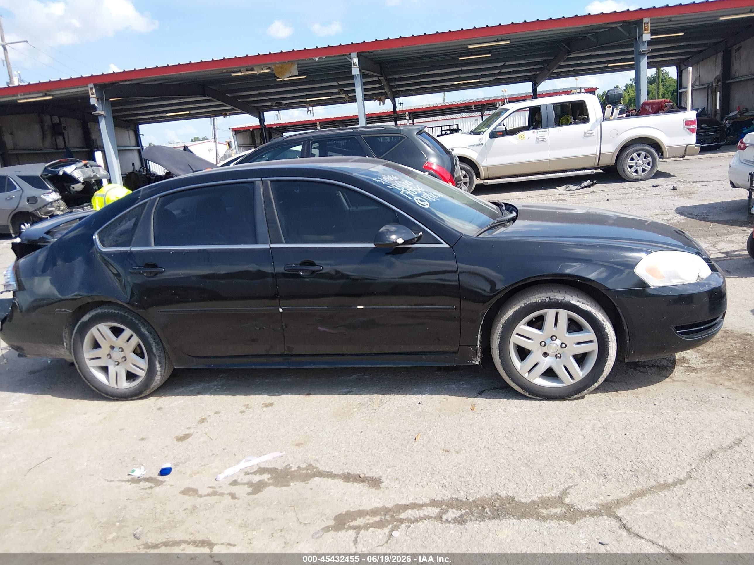 2013 Chevrolet Impala Lt Black vin: 2G1WB5E37D1170542
