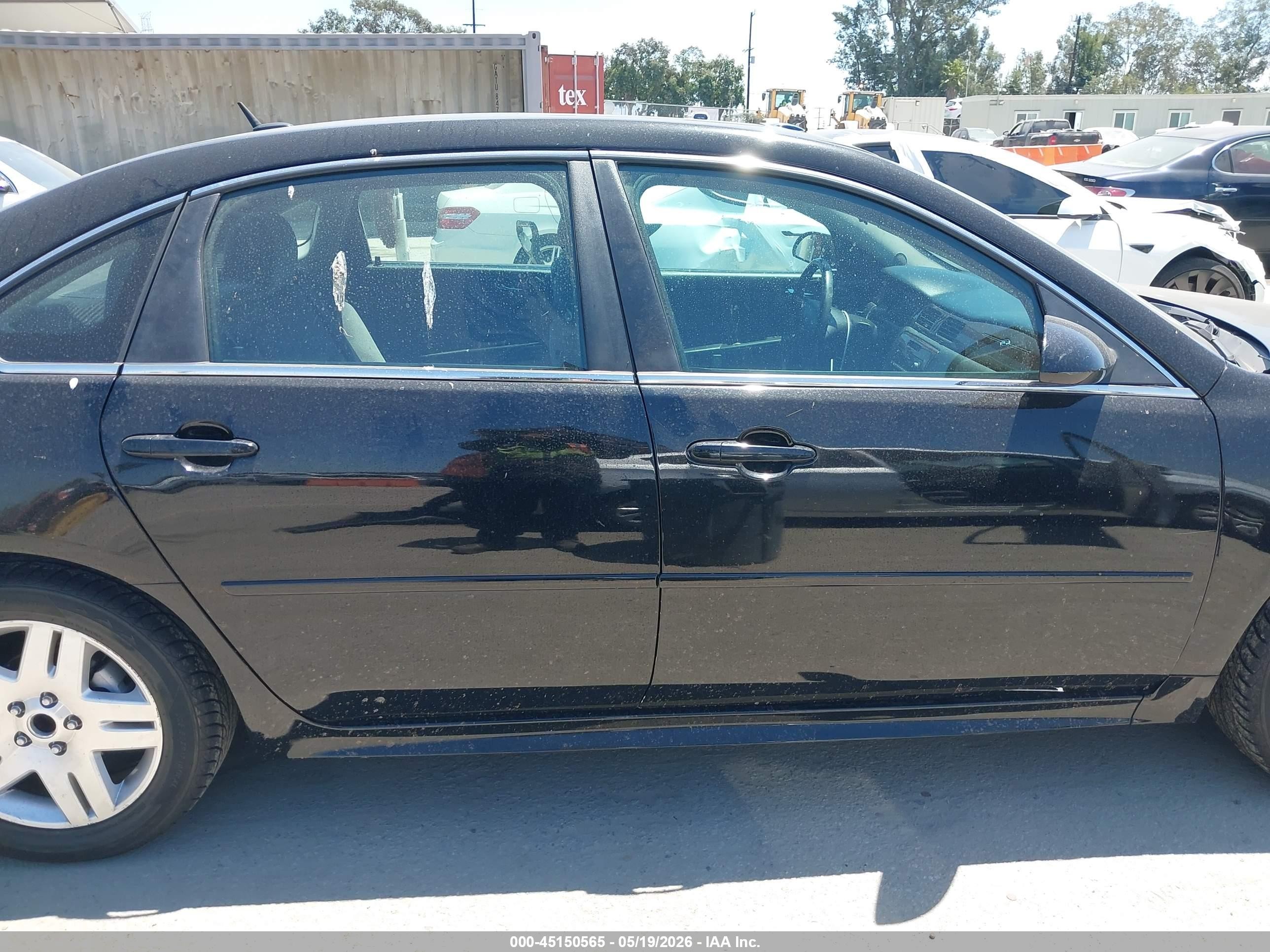2014 Chevrolet Impala Limited Lt Black vin: 2G1WB5E37E1115235