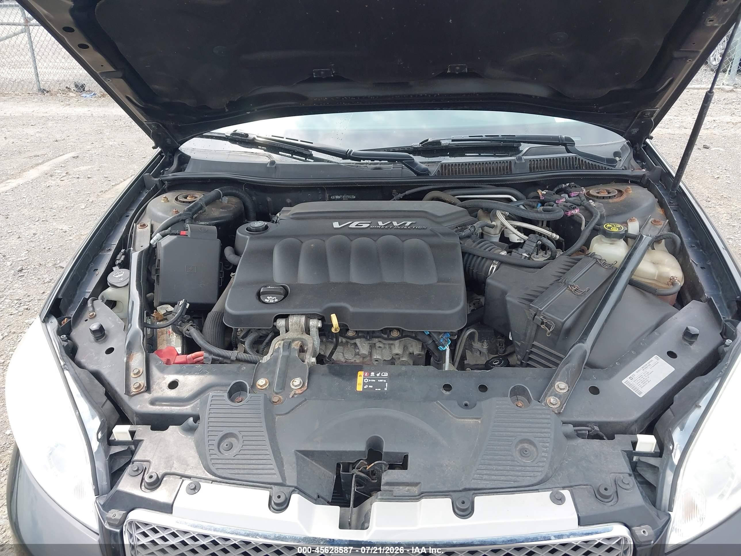 2014 Chevrolet Impala Limited Lt Black vin: 2G1WB5E37E1133220