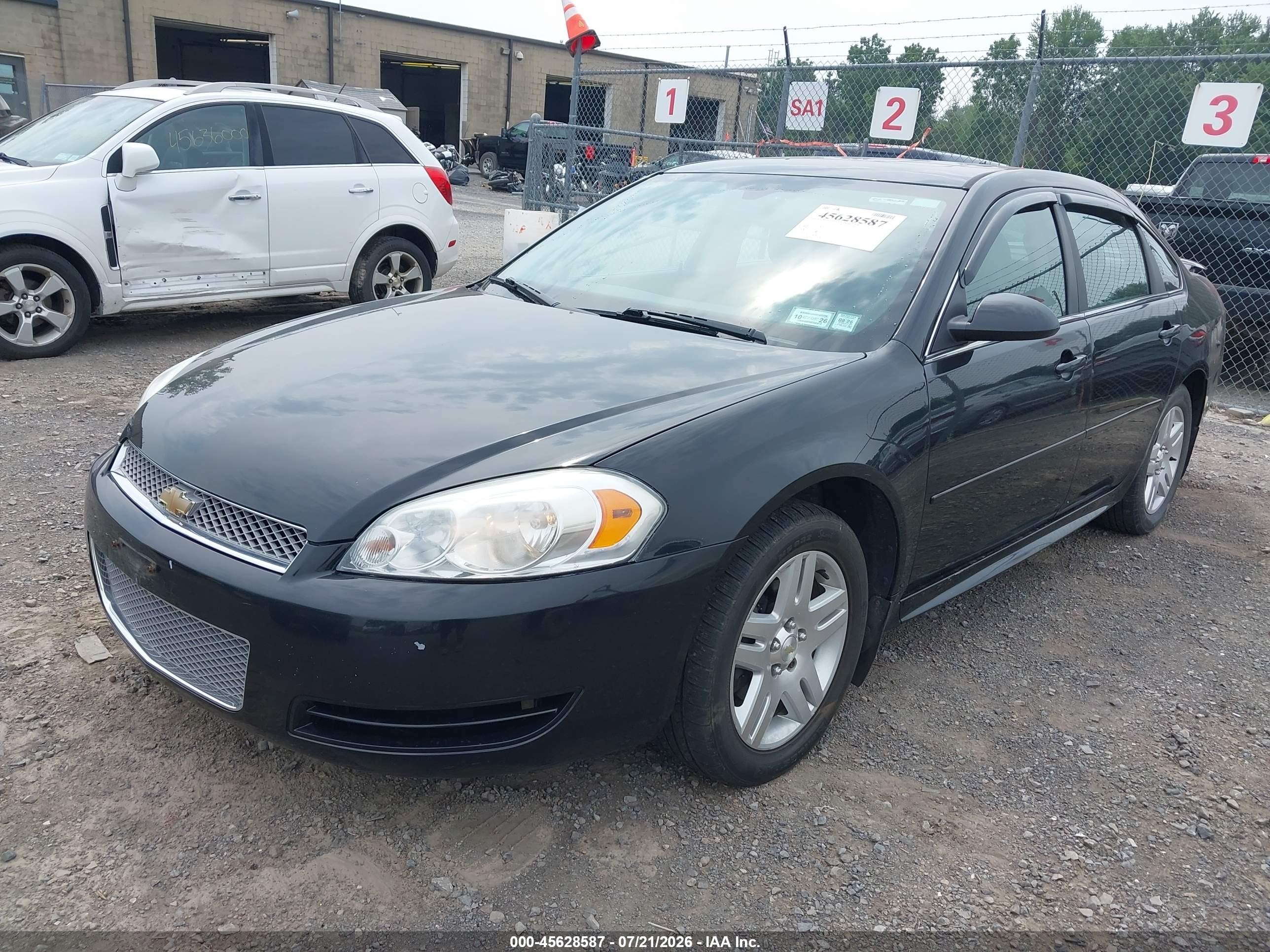 2014 Chevrolet Impala Limited Lt Black vin: 2G1WB5E37E1133220
