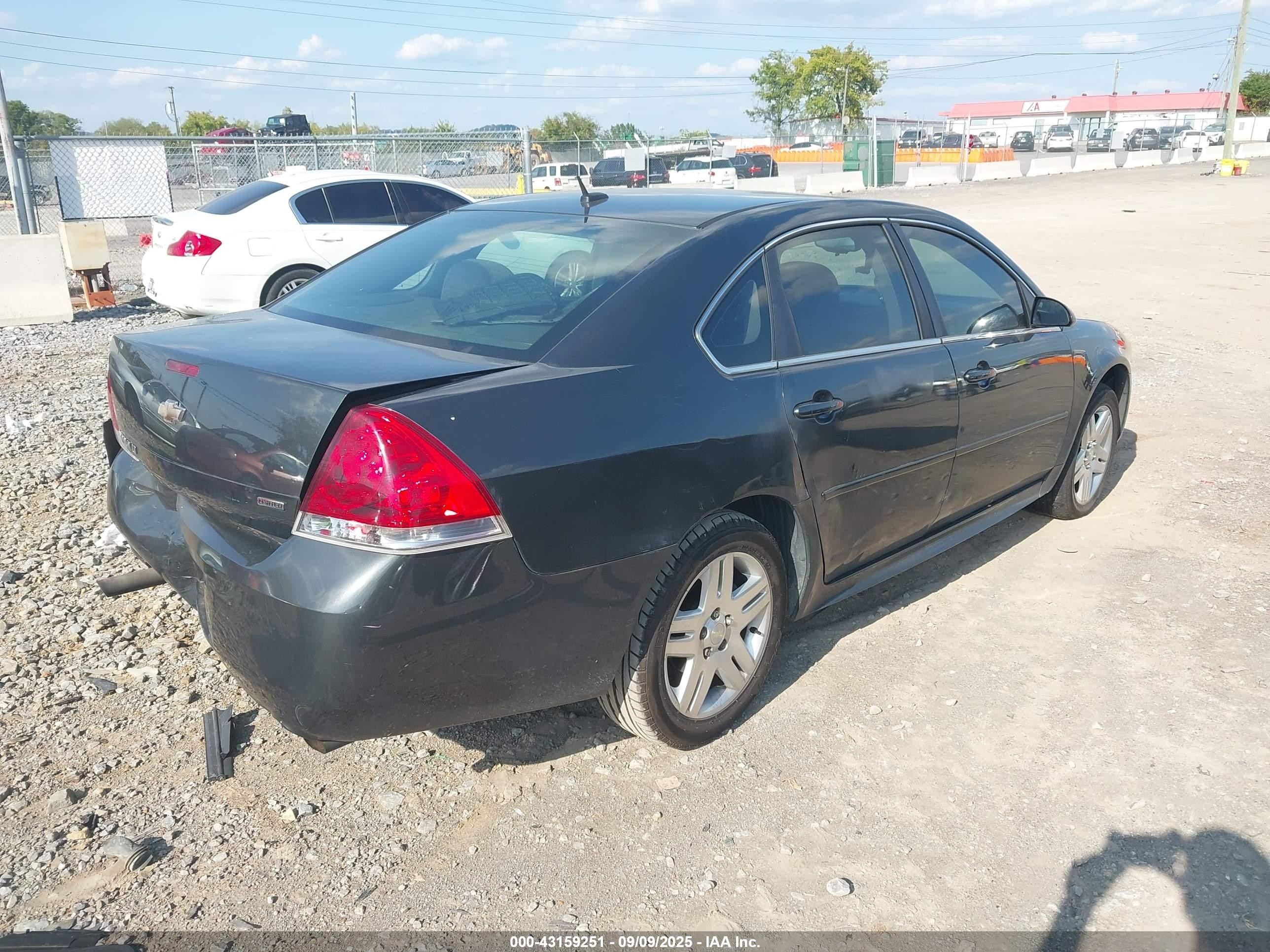2014 Chevrolet Impala Limited Lt Black vin: 2G1WB5E37E1153175