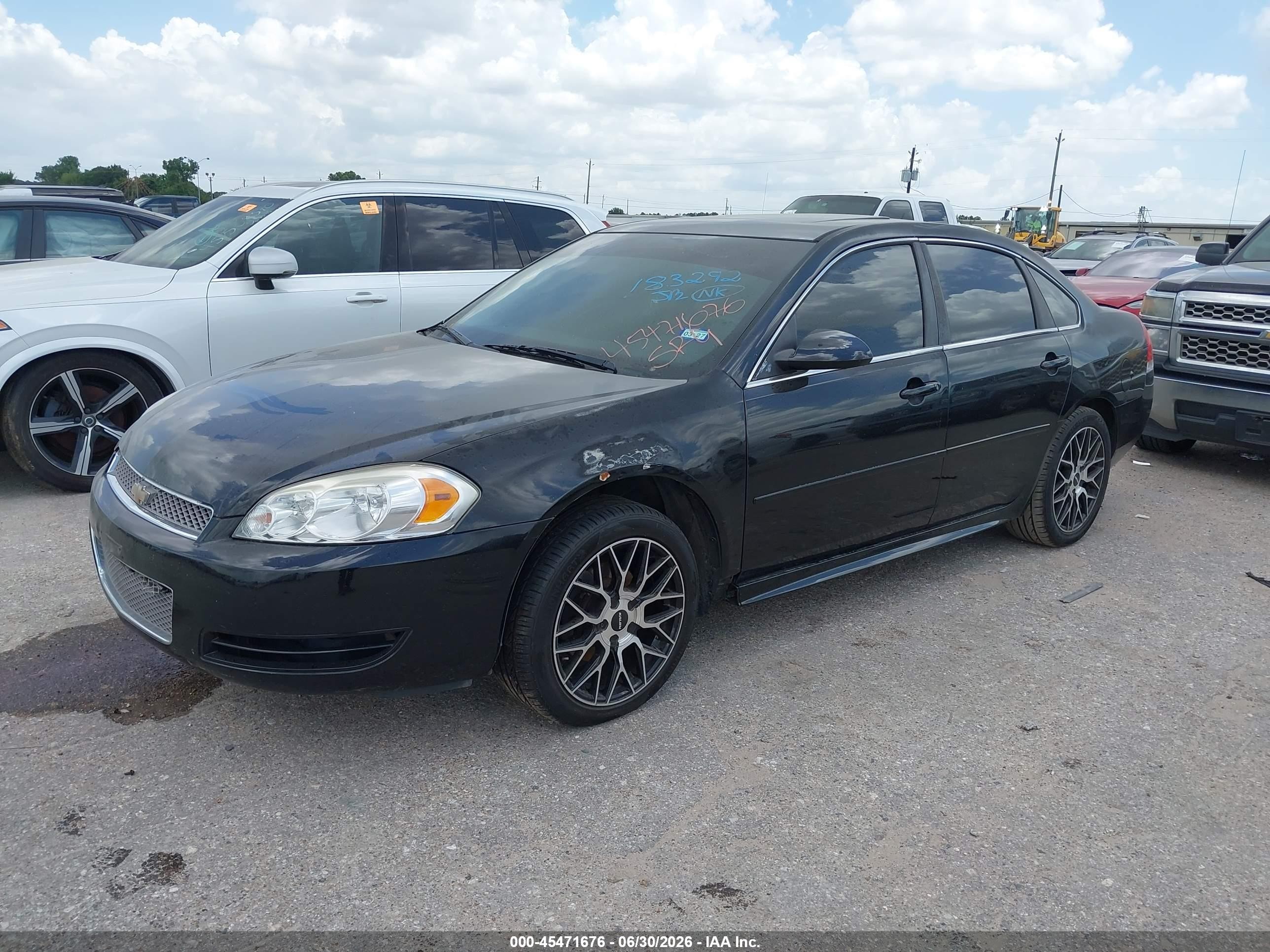 2014 Chevrolet Impala Limited Lt Черный vin: 2G1WB5E37E1183292