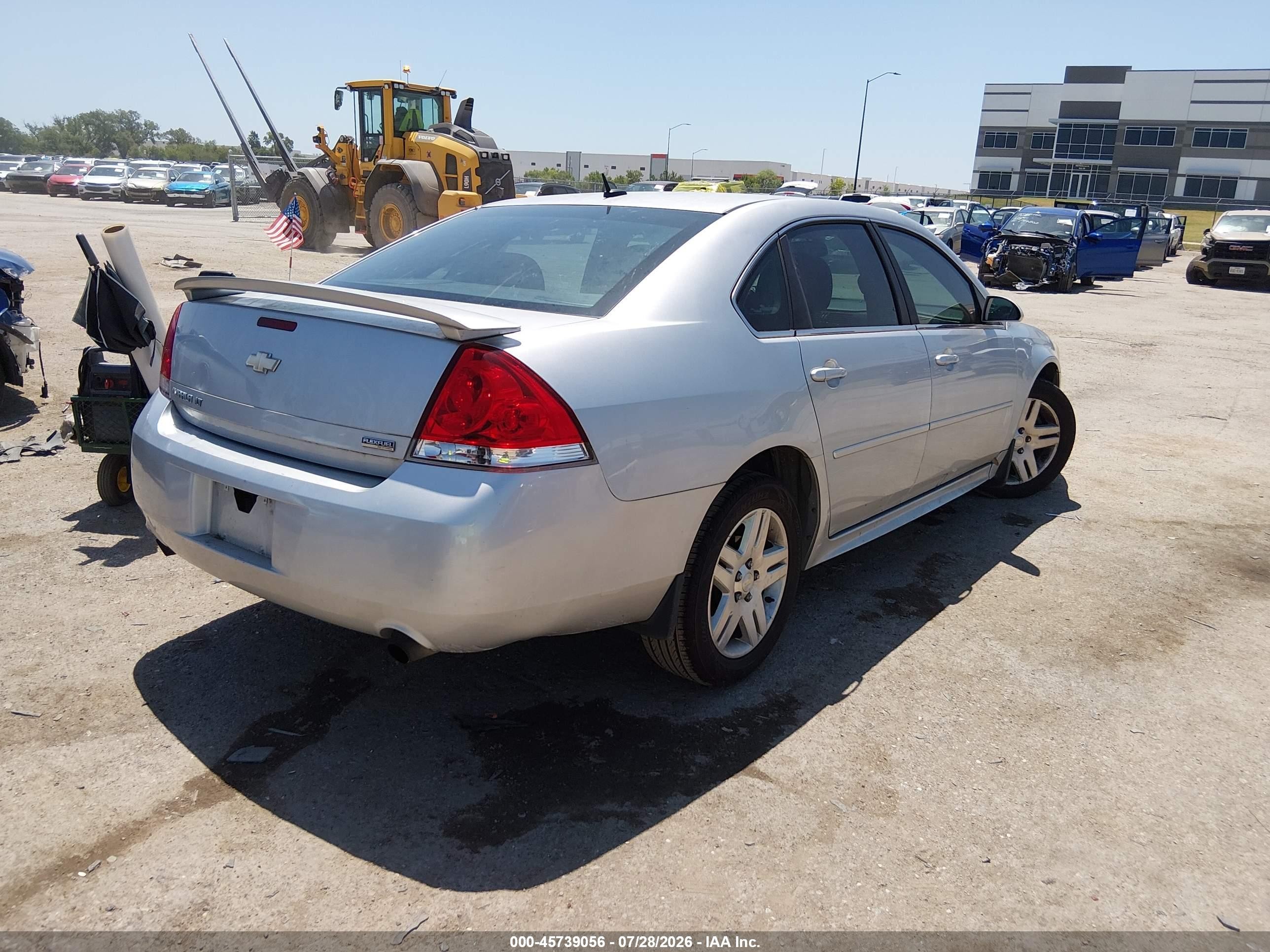2013 Chevrolet Impala Lt Silver vin: 2G1WB5E38D1117591