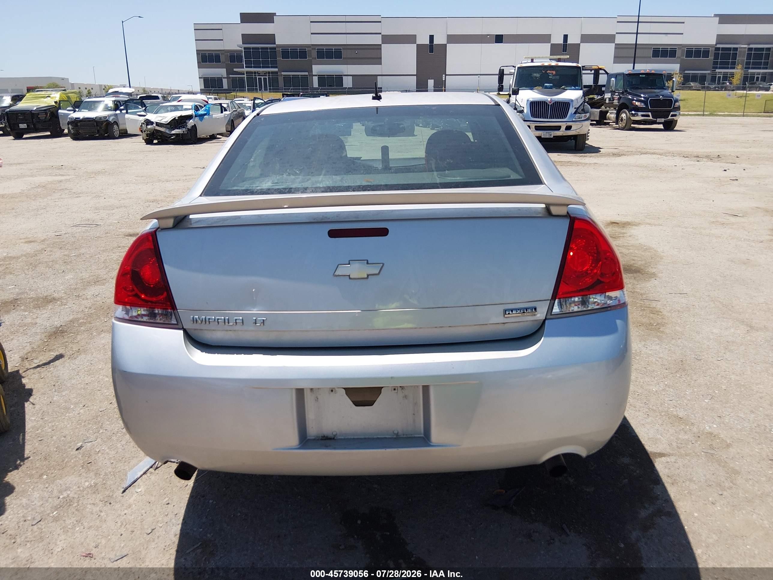 2013 Chevrolet Impala Lt Silver vin: 2G1WB5E38D1117591