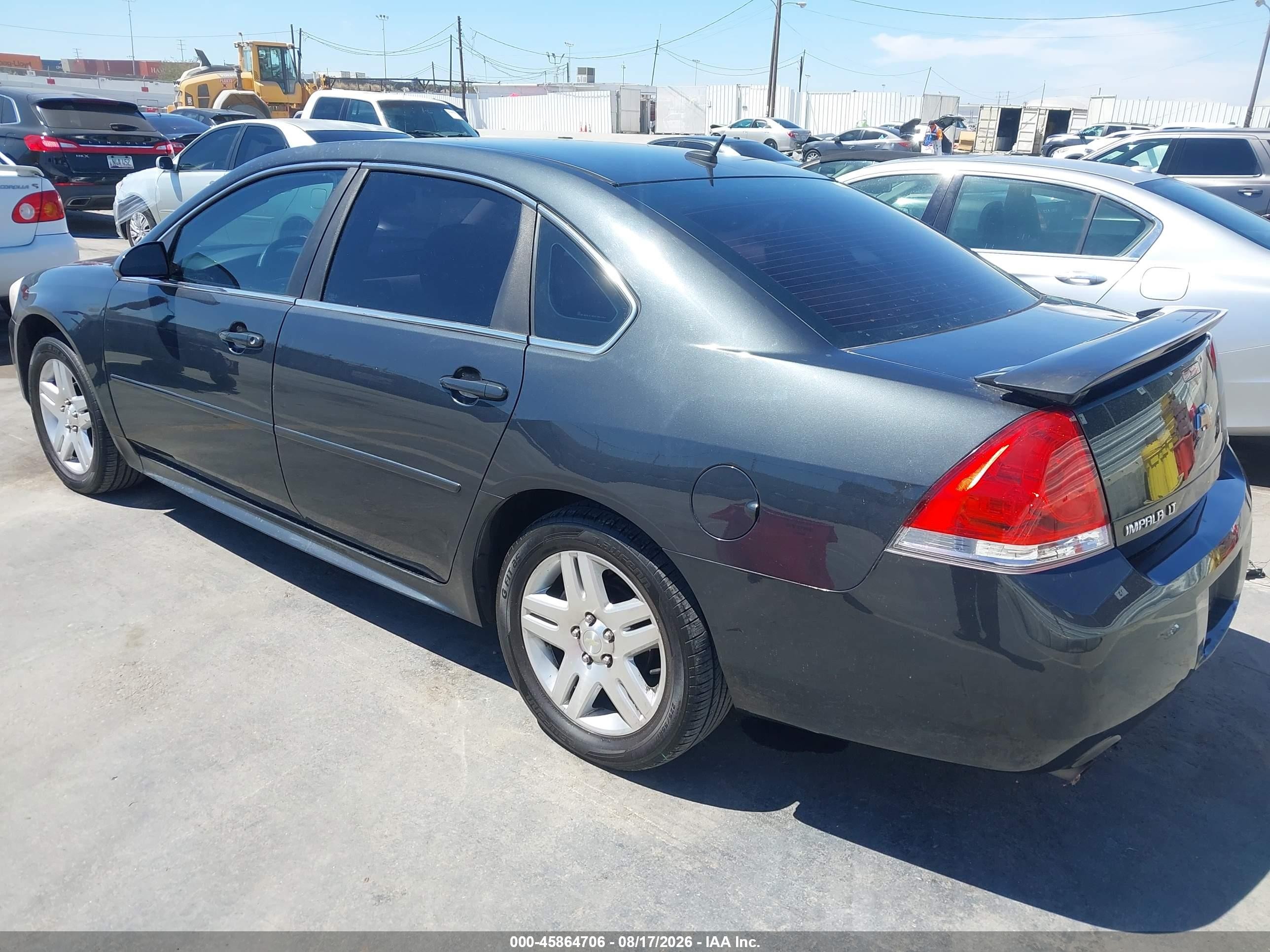 2013 Chevrolet Impala Lt Black vin: 2G1WB5E38D1120961