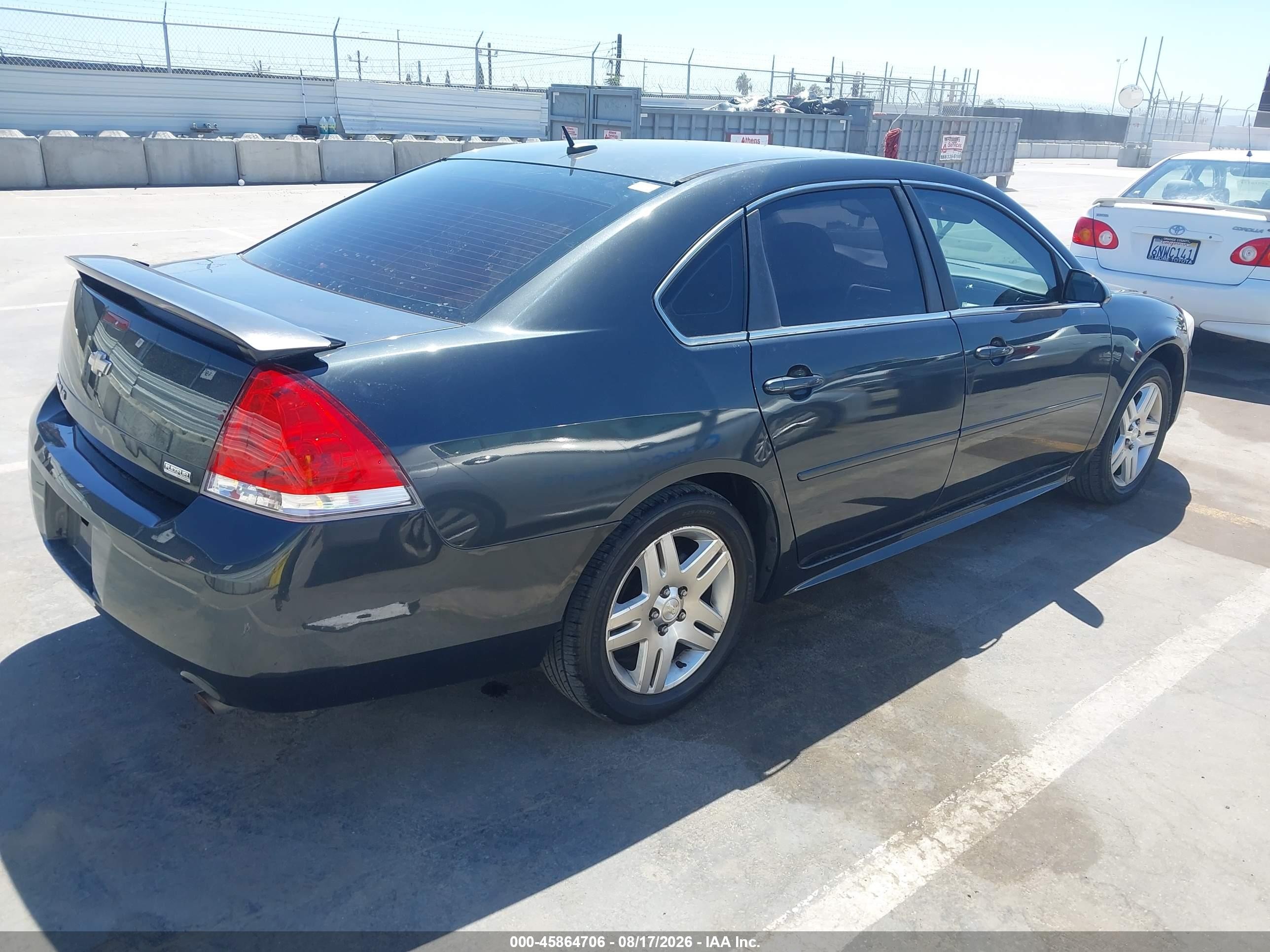 2013 Chevrolet Impala Lt Black vin: 2G1WB5E38D1120961