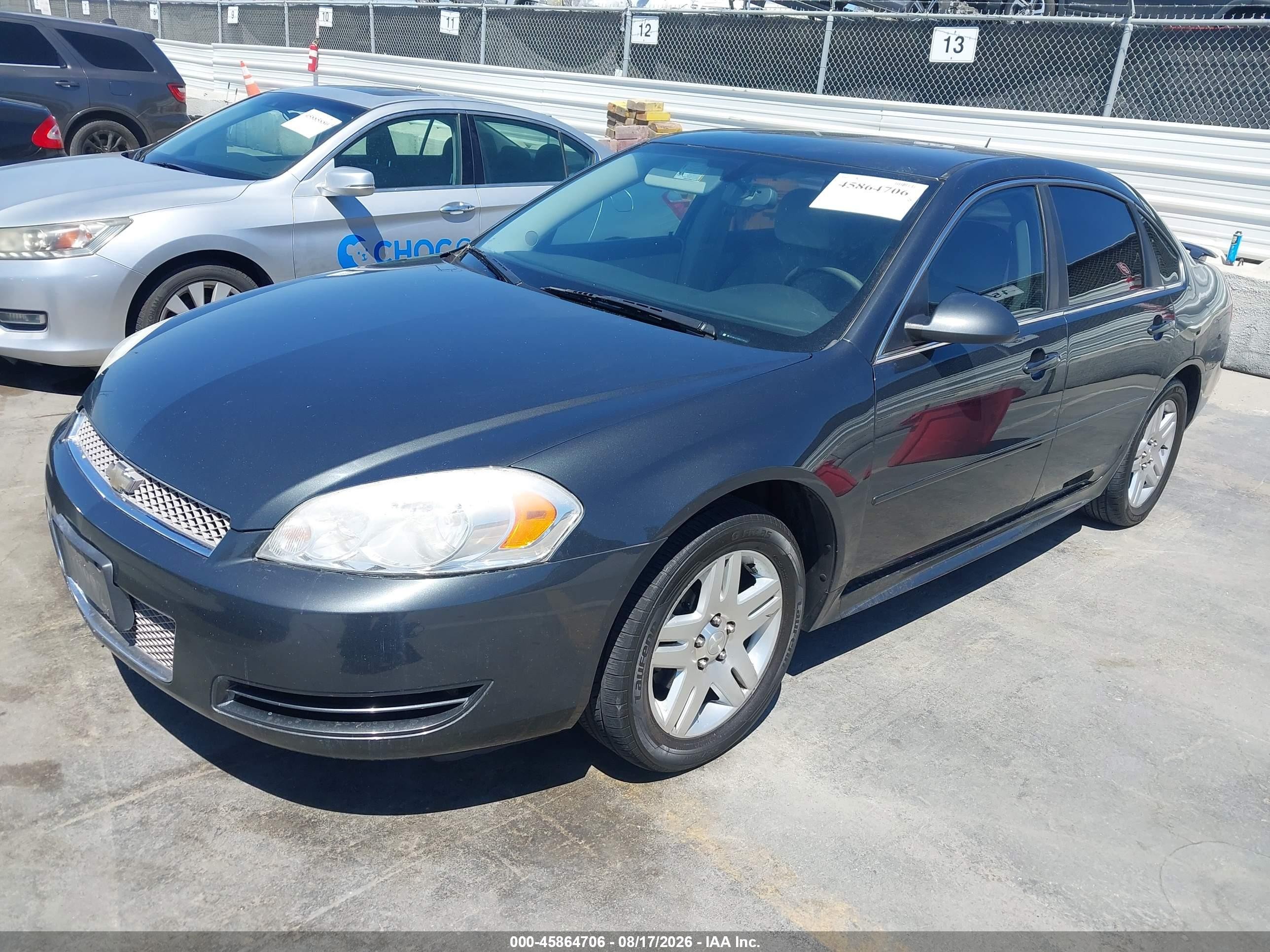 2013 Chevrolet Impala Lt Black vin: 2G1WB5E38D1120961