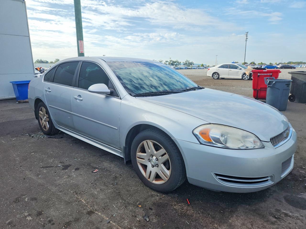 2013 Chevrolet Impala Lt Silver vin: 2G1WB5E38D1127537