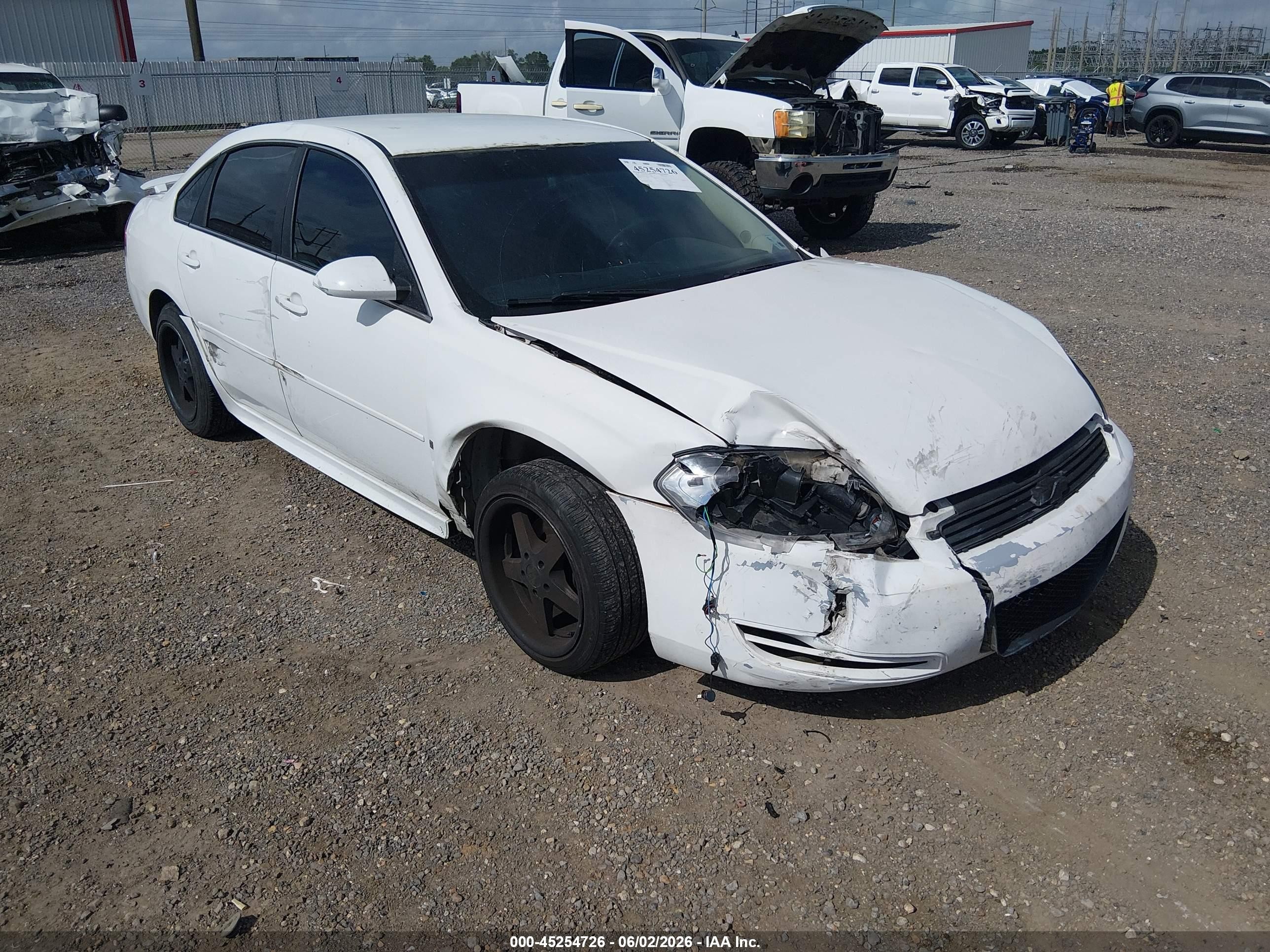 2013 Chevrolet Impala Lt White vin: 2G1WB5E38D1143818