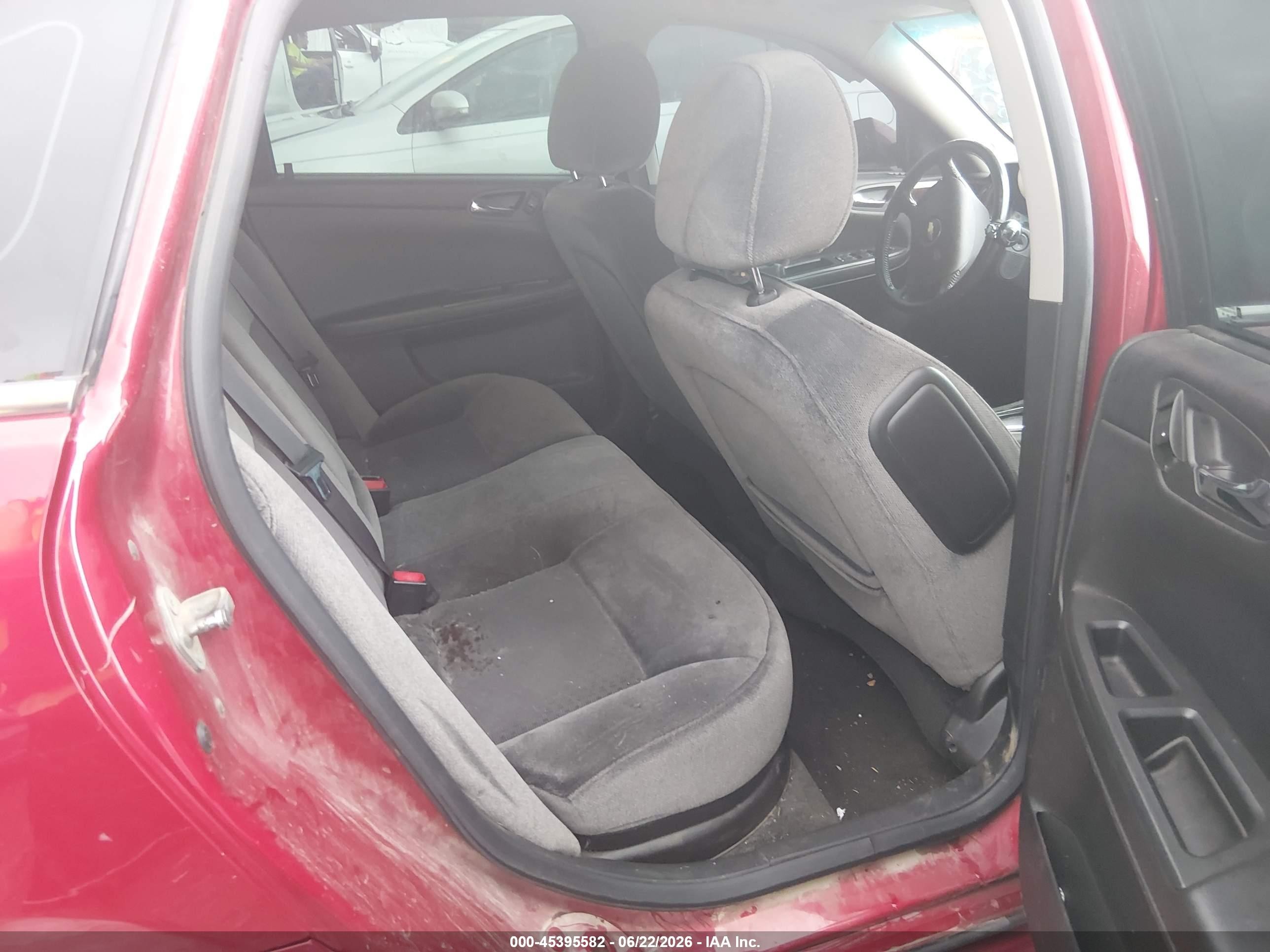 2013 Chevrolet Impala Lt Red vin: 2G1WB5E38D1161784