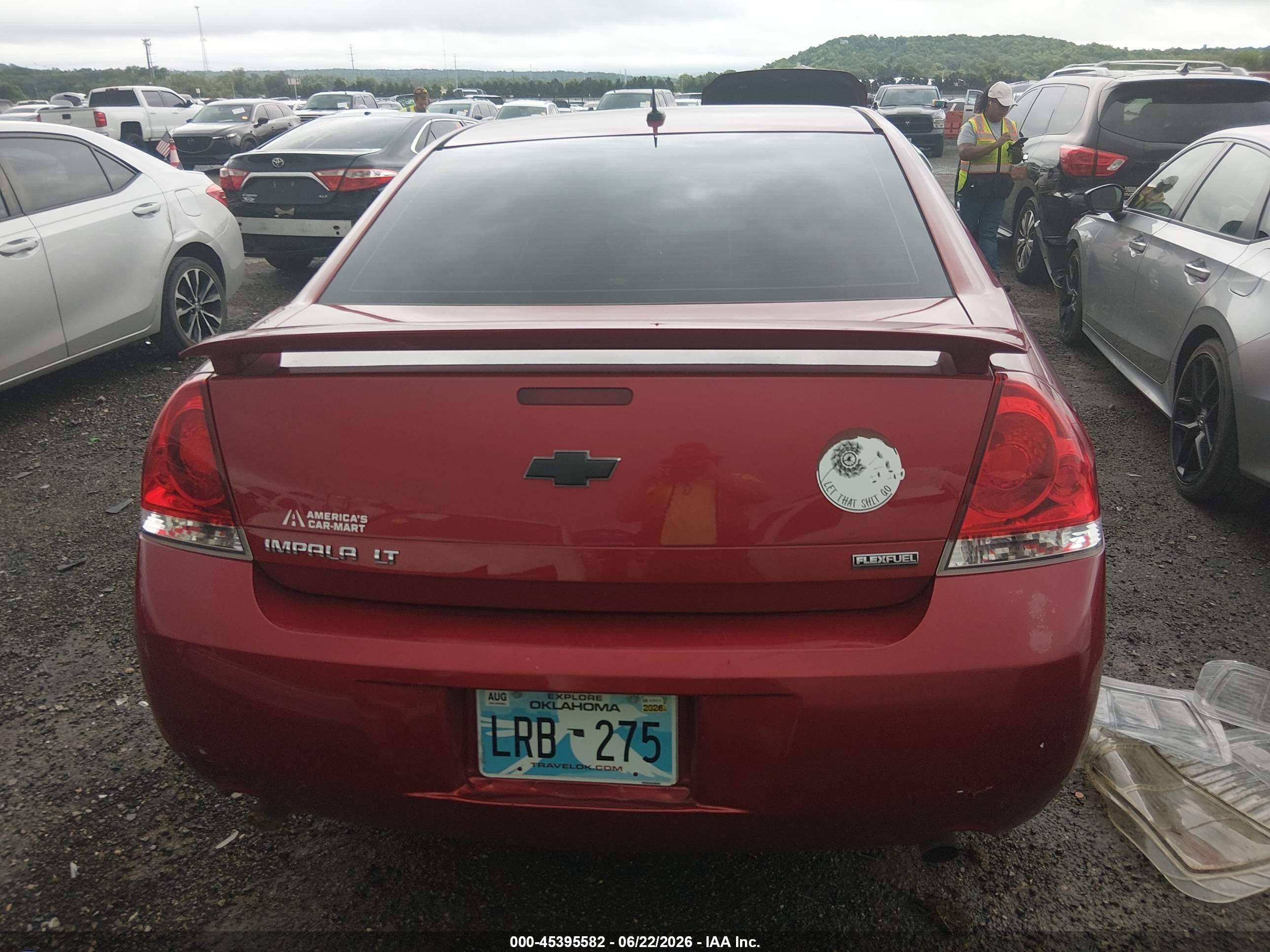 2013 Chevrolet Impala Lt Red vin: 2G1WB5E38D1161784