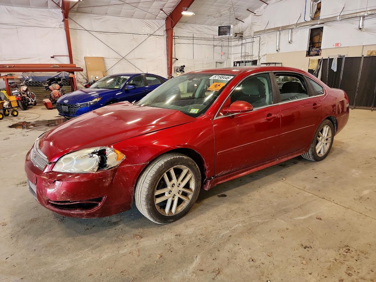 2014 Chevrolet Impala Limited Lt Red vin: 2G1WB5E38E1109752