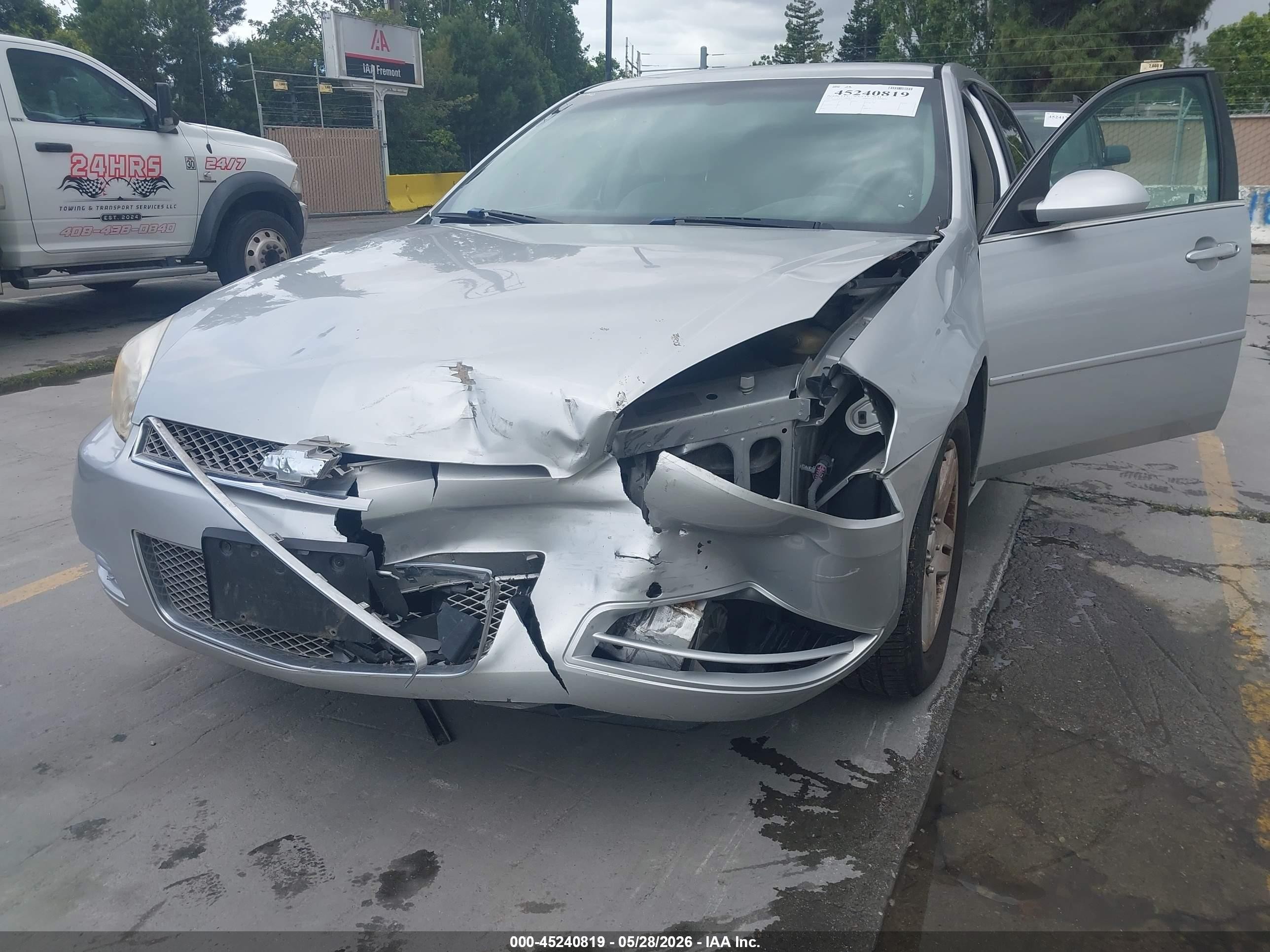 2014 Chevrolet Impala Limited Lt Silver vin: 2G1WB5E38E1122582