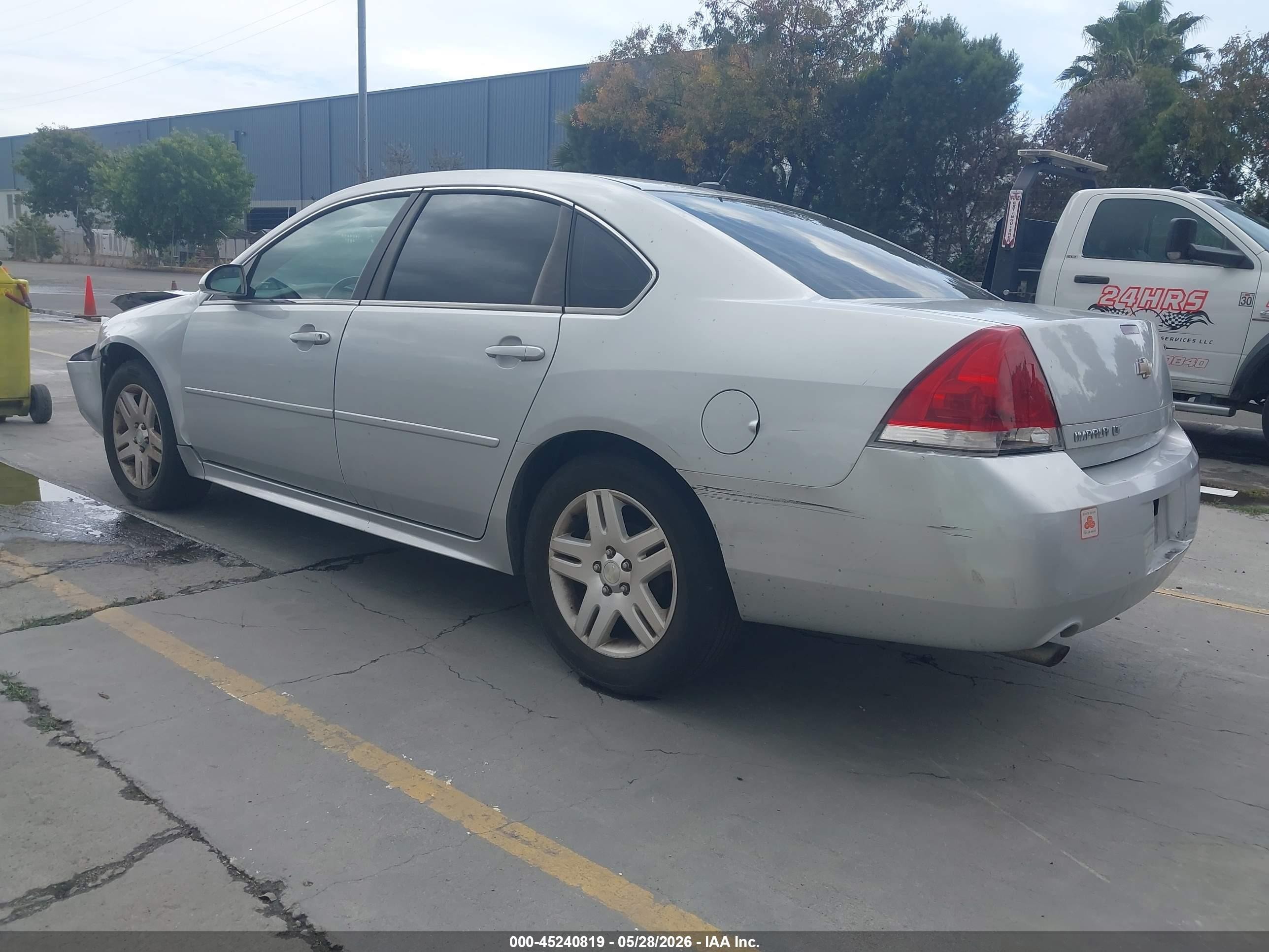 2014 Chevrolet Impala Limited Lt Silver vin: 2G1WB5E38E1122582