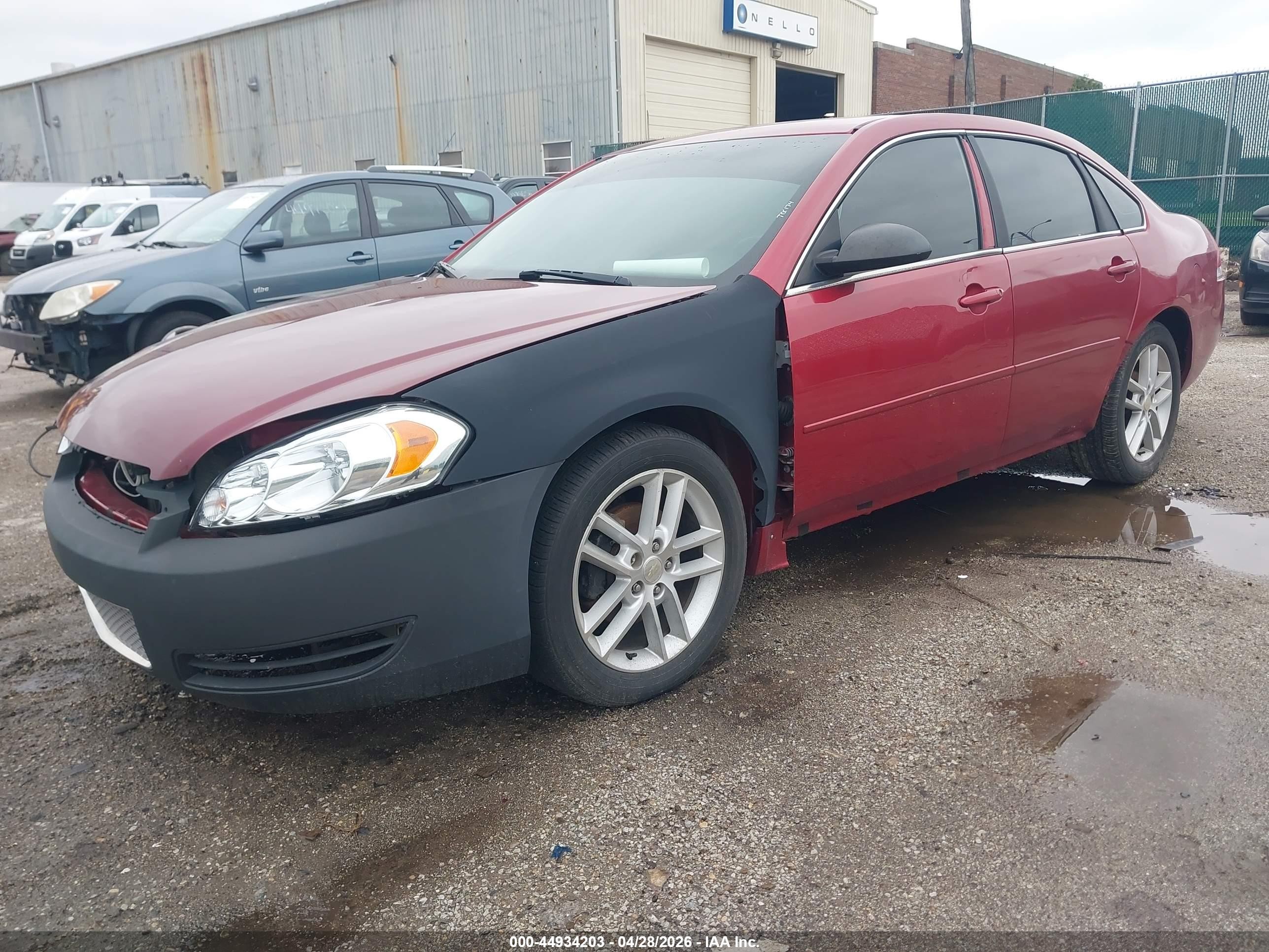 2014 Chevrolet Impala Limited Lt Red vin: 2G1WB5E38E1141696