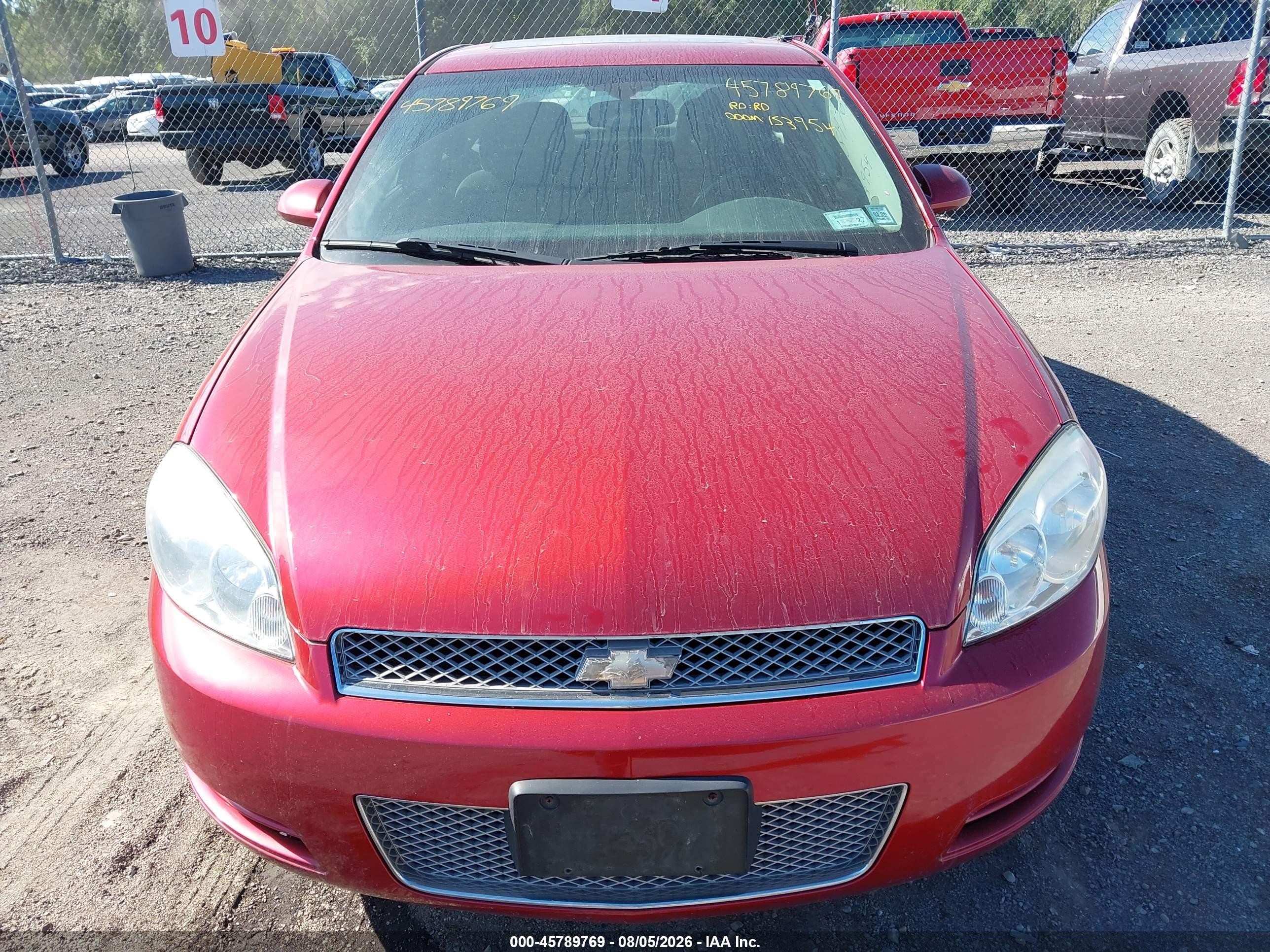 2014 Chevrolet Impala Limited Lt Red vin: 2G1WB5E38E1155811
