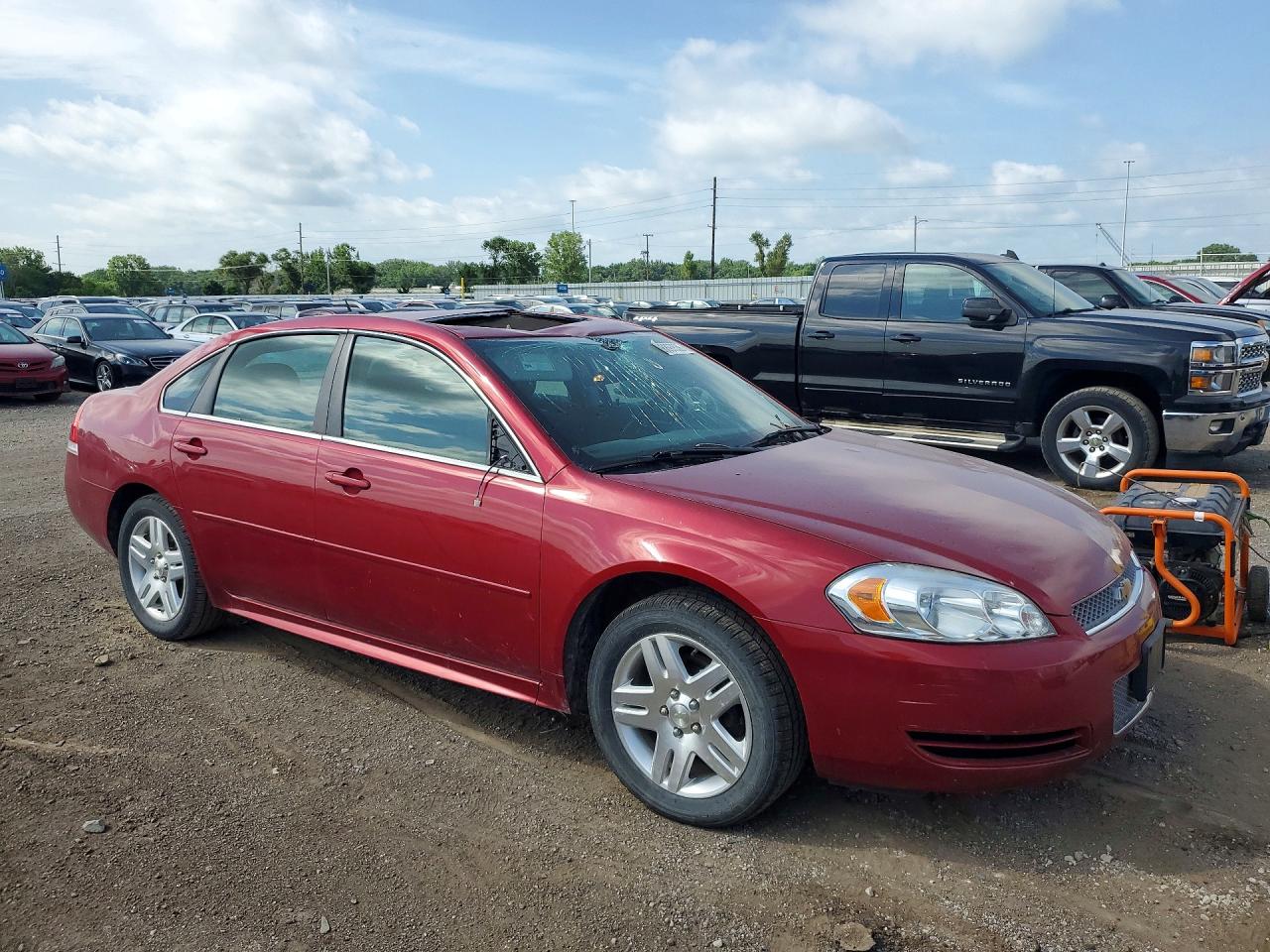 2014 Chevrolet Impala Limited Lt Burgundy vin: 2G1WB5E38E1183494