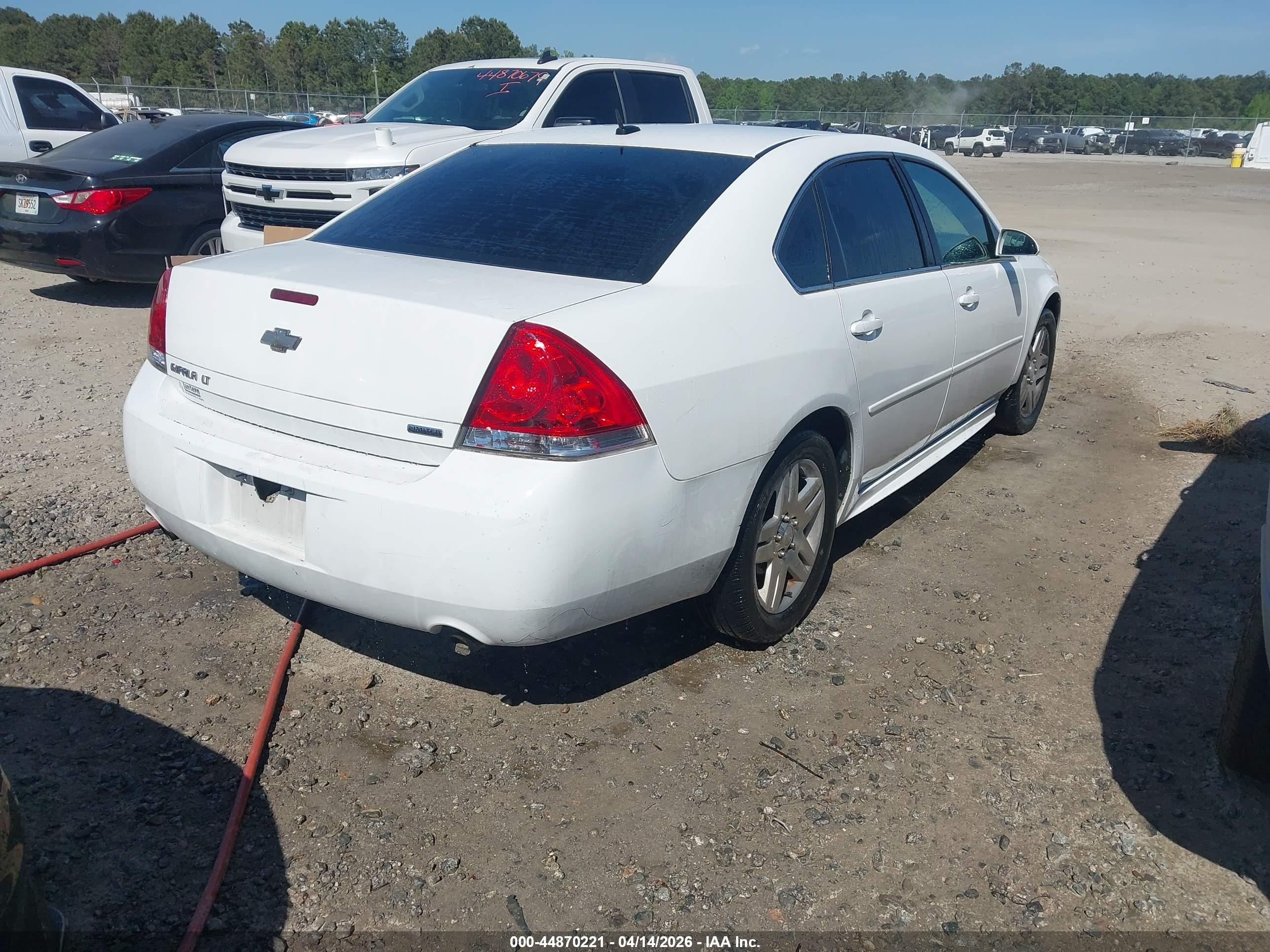 2015 Chevrolet Impala Limited Lt White vin: 2G1WB5E38F1122566